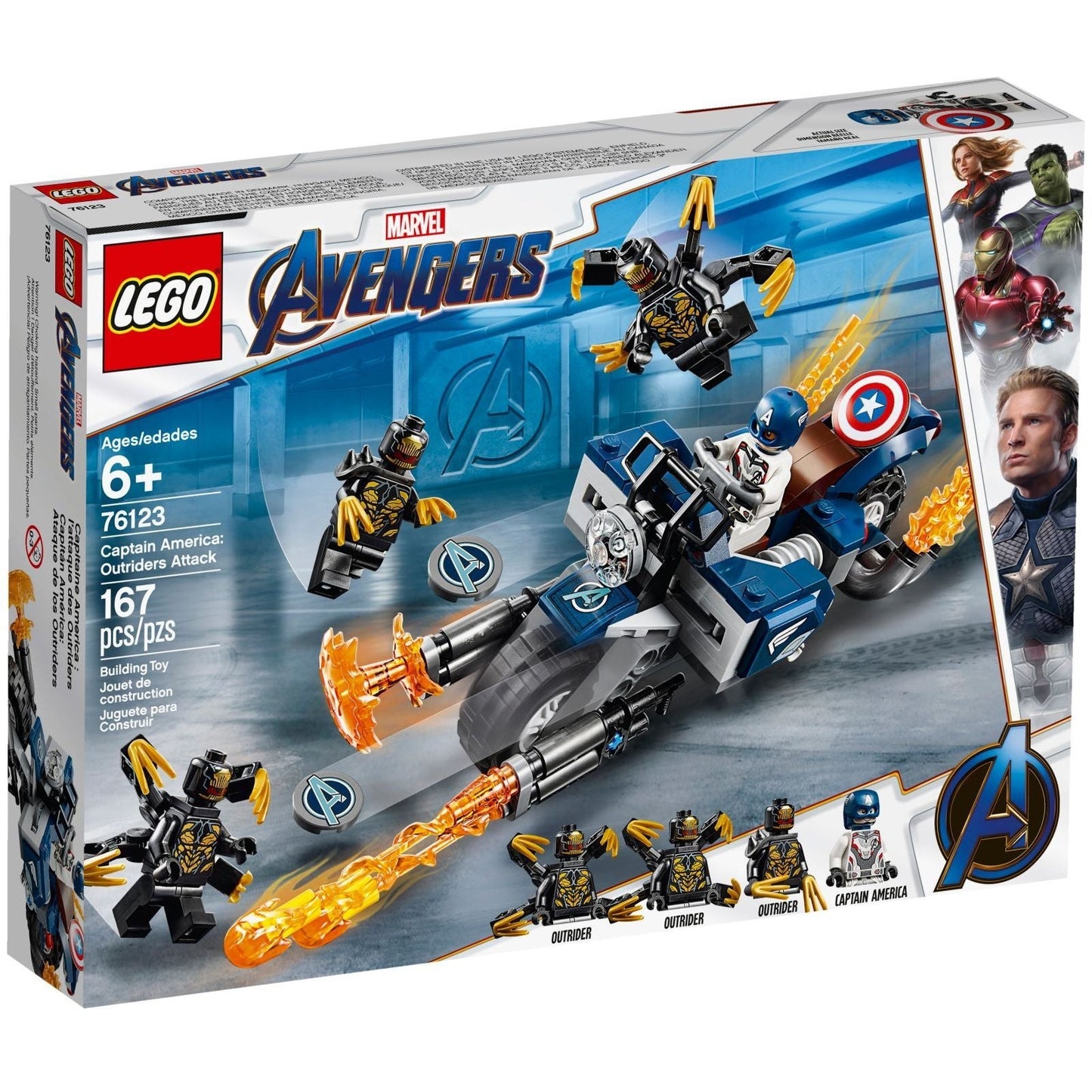LEGO Marvel Super Heroes Captain America: Outriders Attack 76123