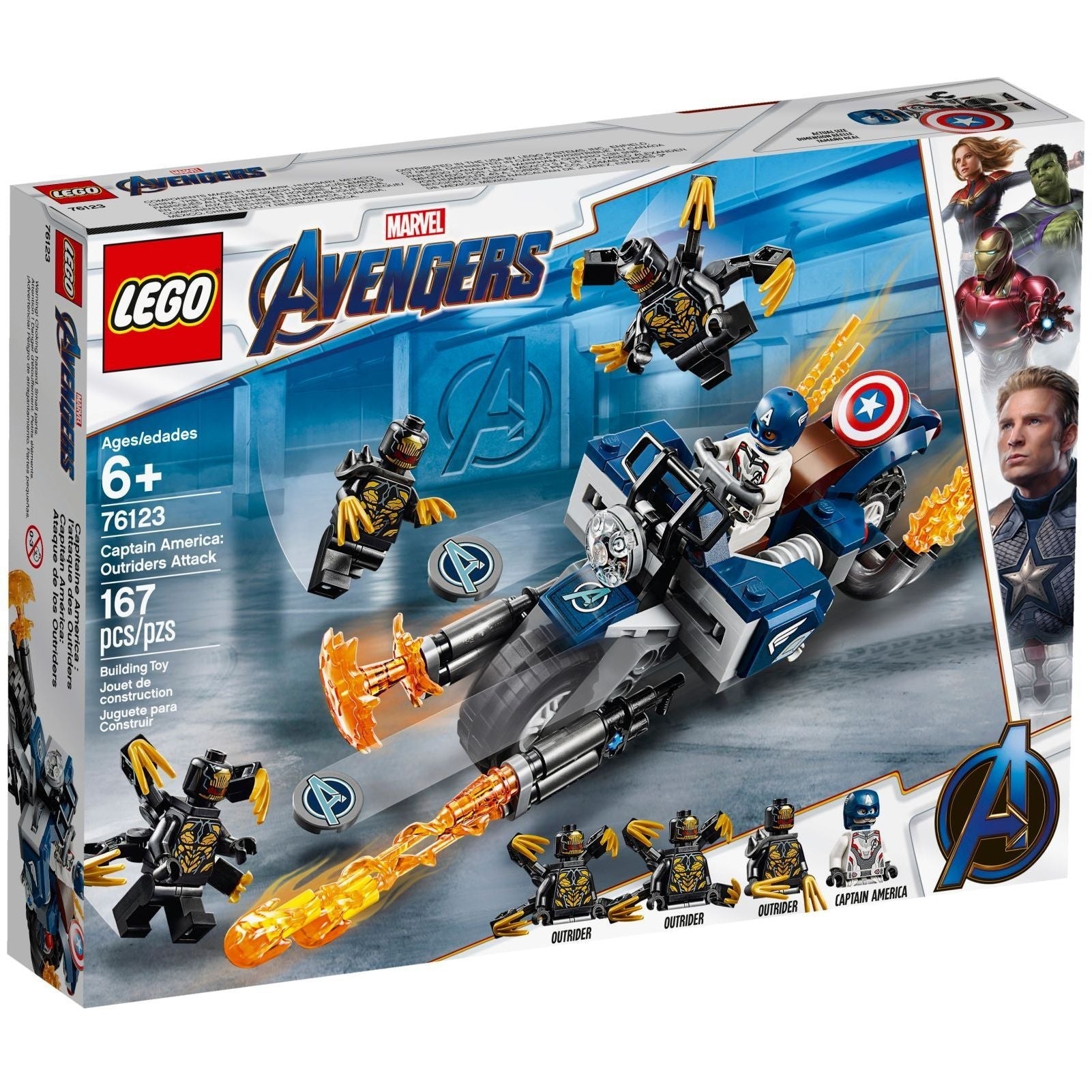 LEGO Marvel Super Heroes Captain America: Outriders Attack 76123