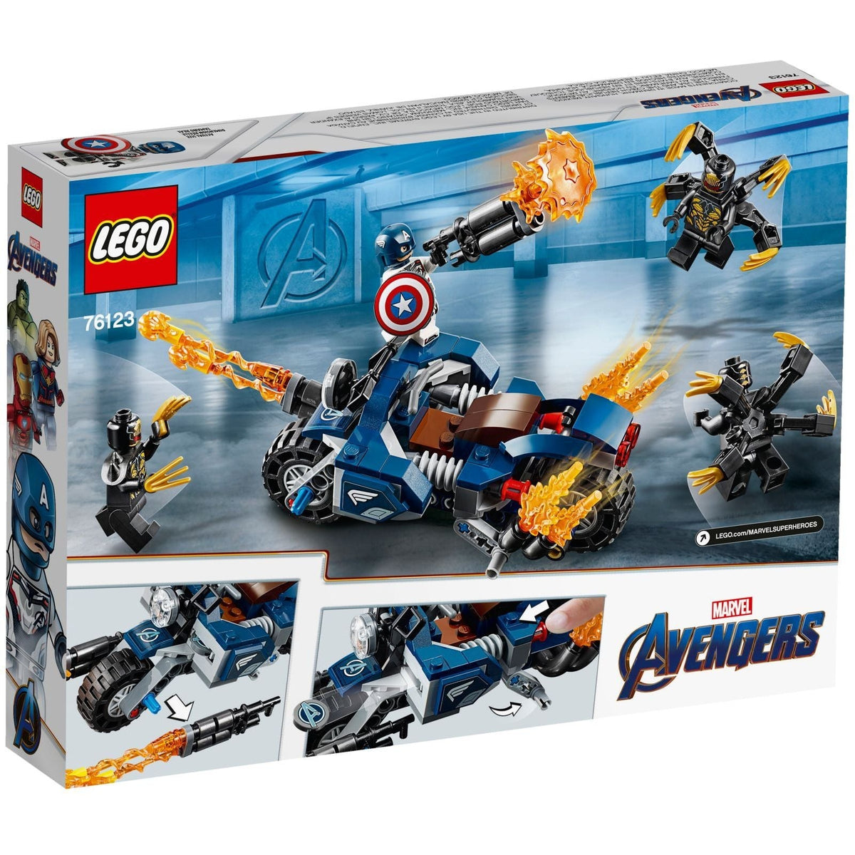 LEGO Marvel Super Heroes Captain America: Outriders Attack 76123