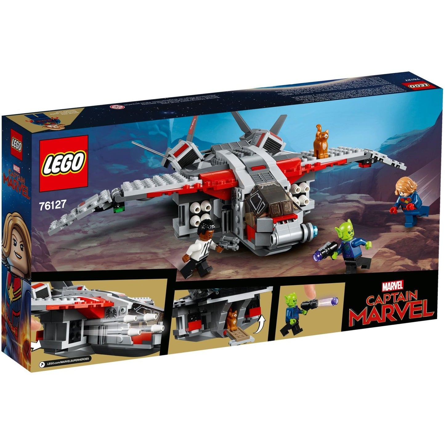 LEGO Marvel Super Heroes Captain Marvel and The Skrull Attack 76127