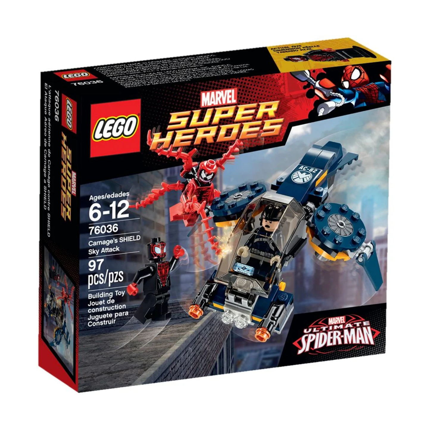 LEGO Marvel Super Heroes Carnage's SHIELD Sky Attack 76036