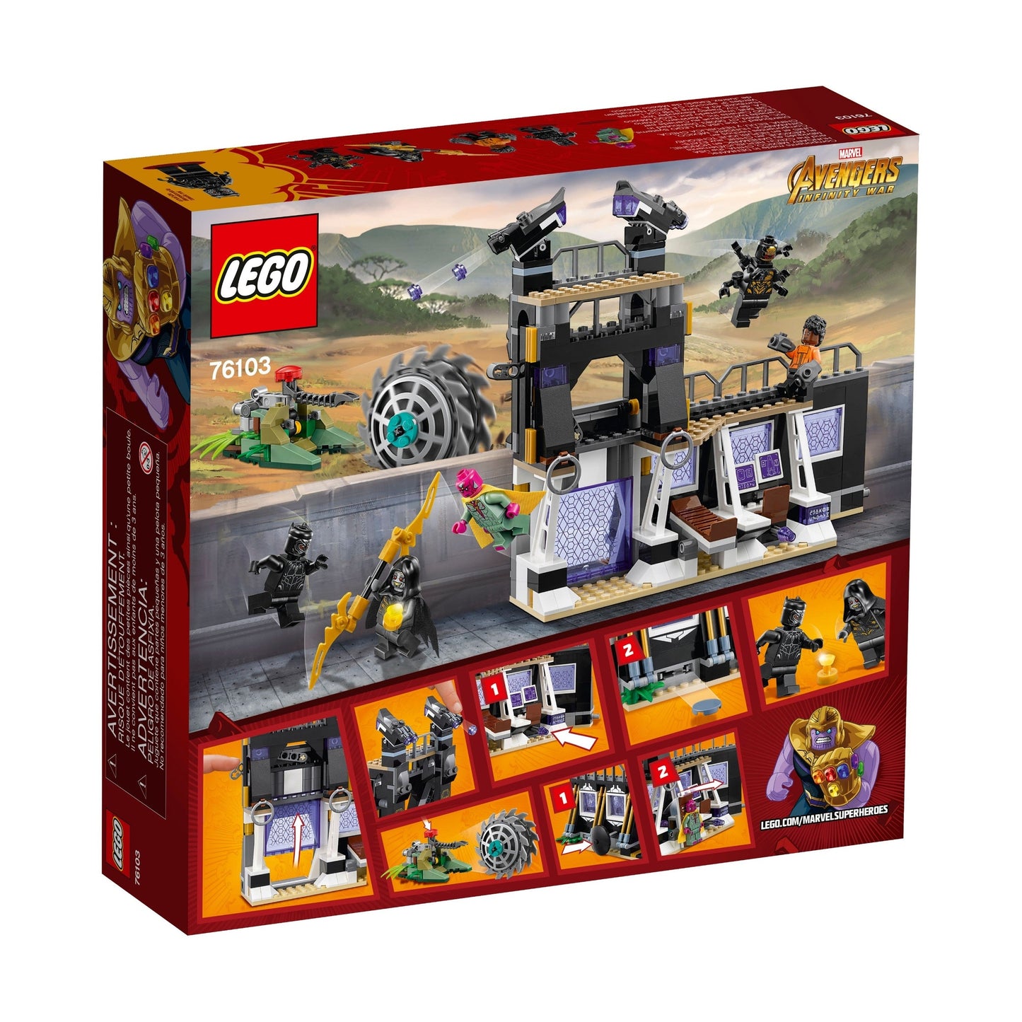 LEGO Marvel Super Heroes Corvus Glaive Thresher Attack 76103