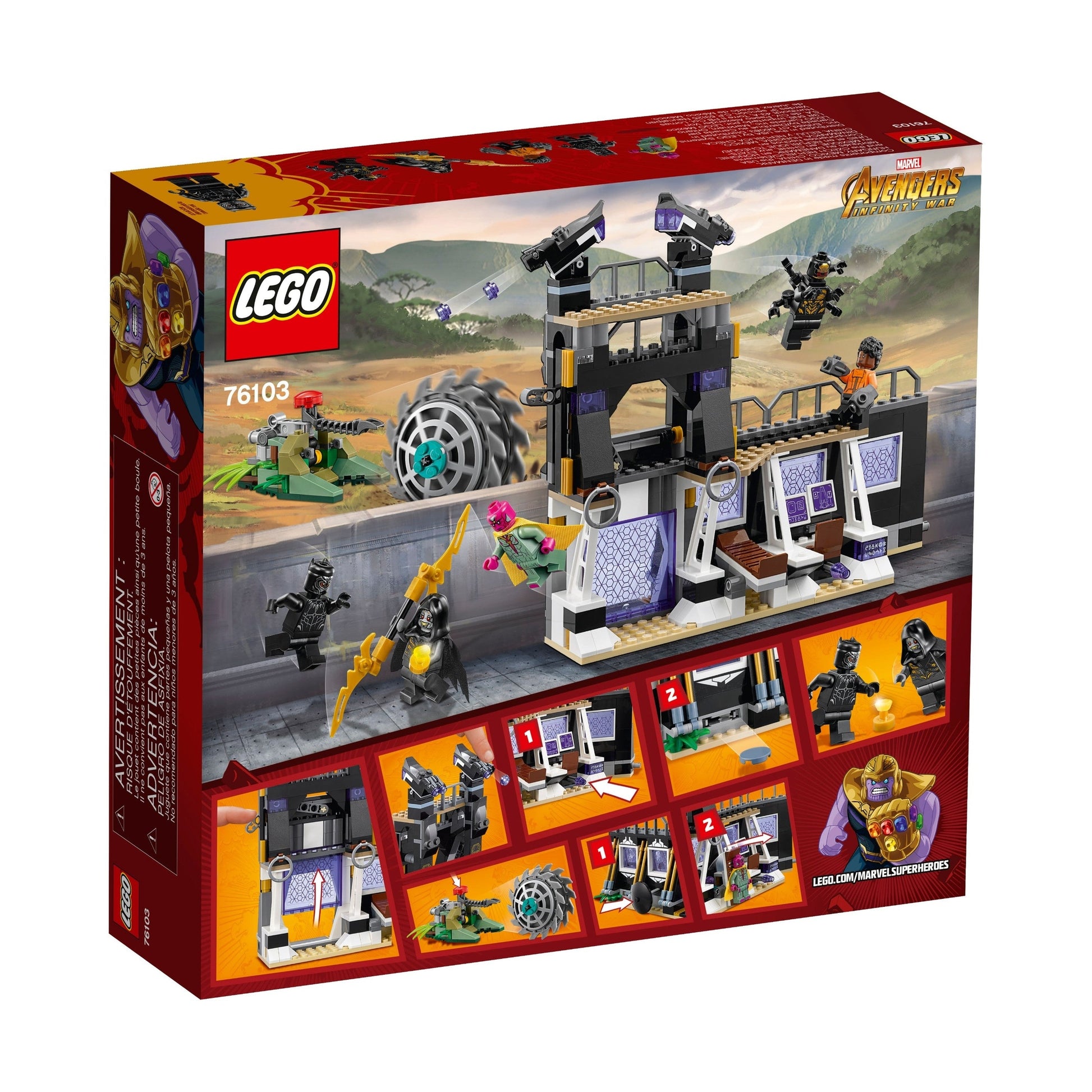LEGO Marvel Super Heroes Corvus Glaive Thresher Attack 76103