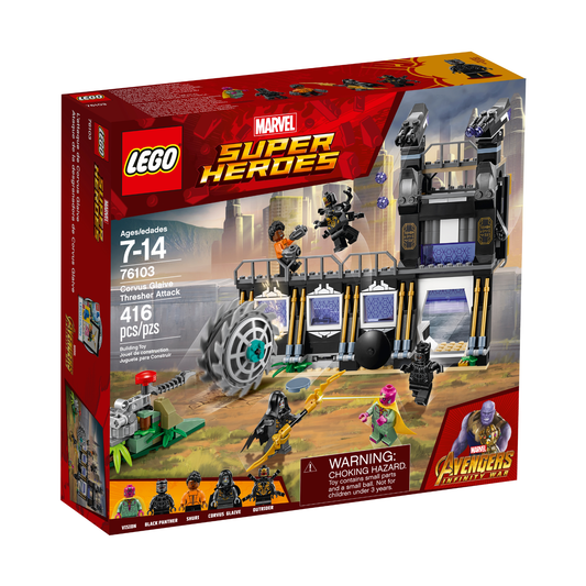 LEGO Marvel Super Heroes Corvus Glaive Thresher Attack 76103
