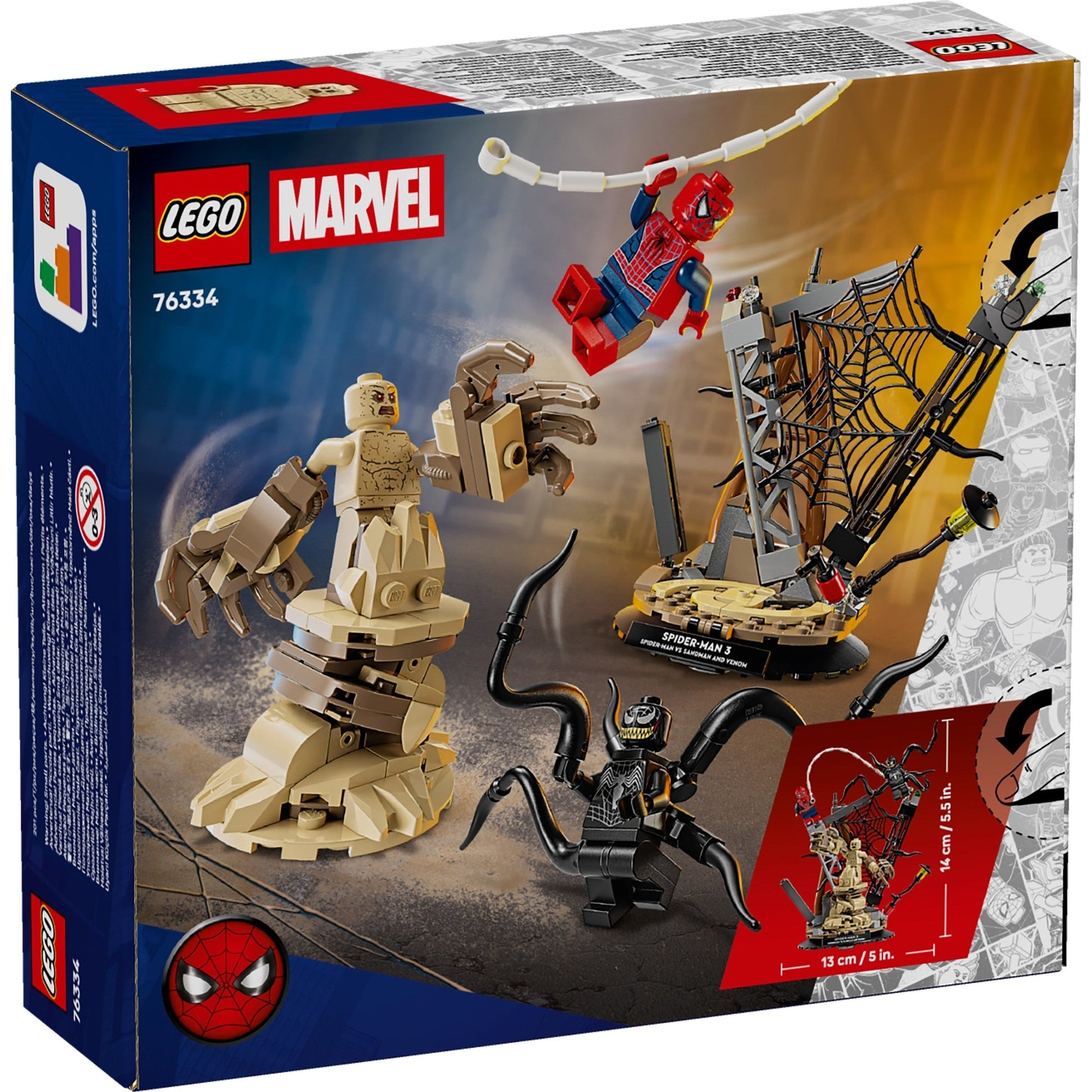 LEGO Marvel Super Heroes Epic Battle: Spider-Man vs. Sandman 76334