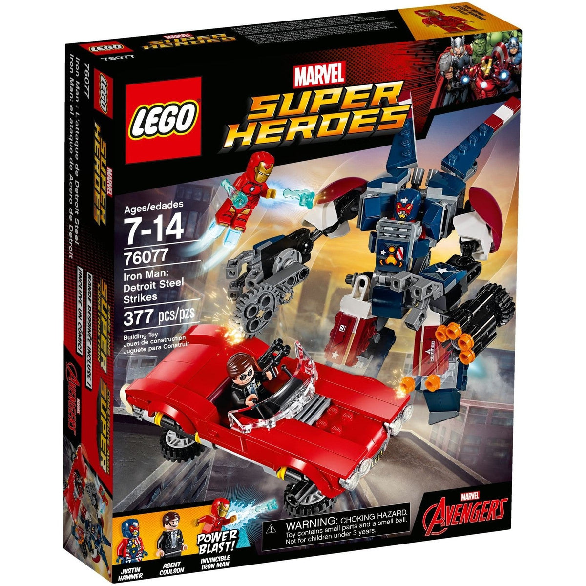 LEGO Marvel Super Heroes Iron Man: Detroit Steel Strikes 76077