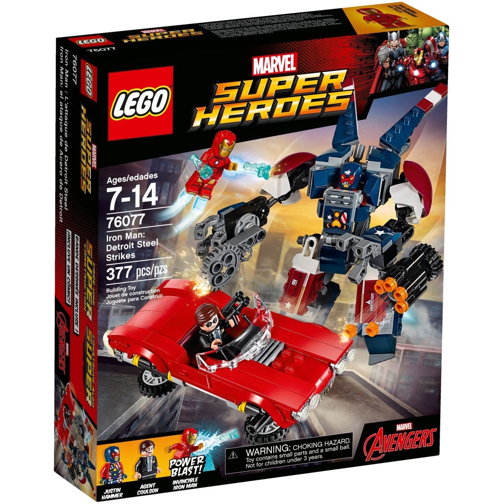 LEGO Marvel Super Heroes Iron Man: Detroit Steel Strikes 76077