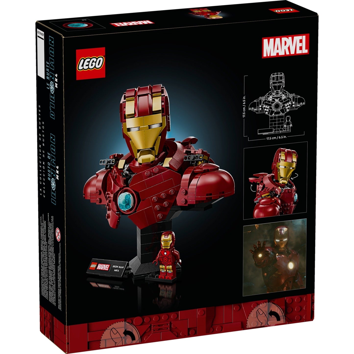 LEGO Marvel Super Heroes Iron Man MK4 Bust 76327