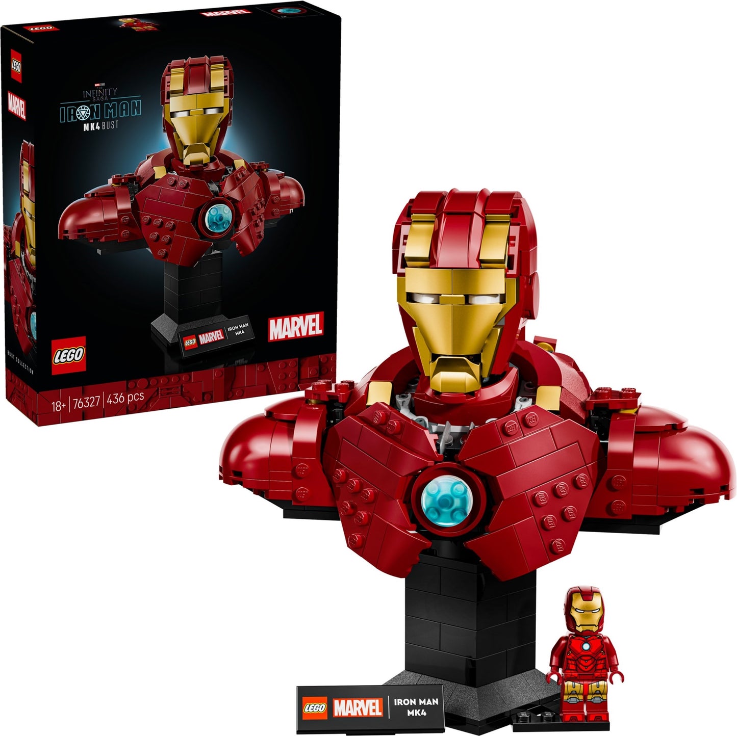 LEGO Marvel Super Heroes Iron Man MK4 Bust 76327
