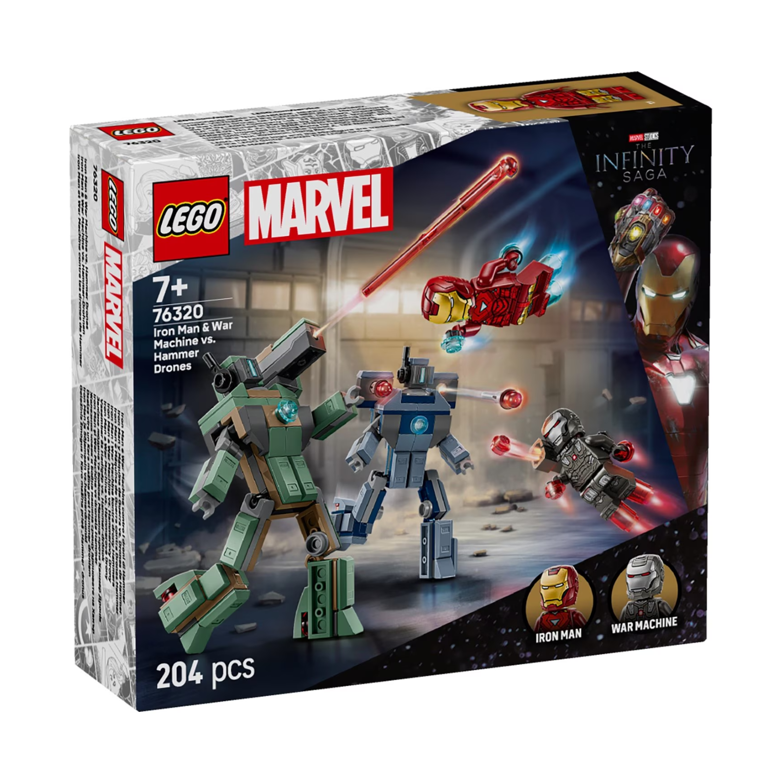 LEGO Marvel Super Heroes Iron Man & War Machine vs. Hammer Drones 76320