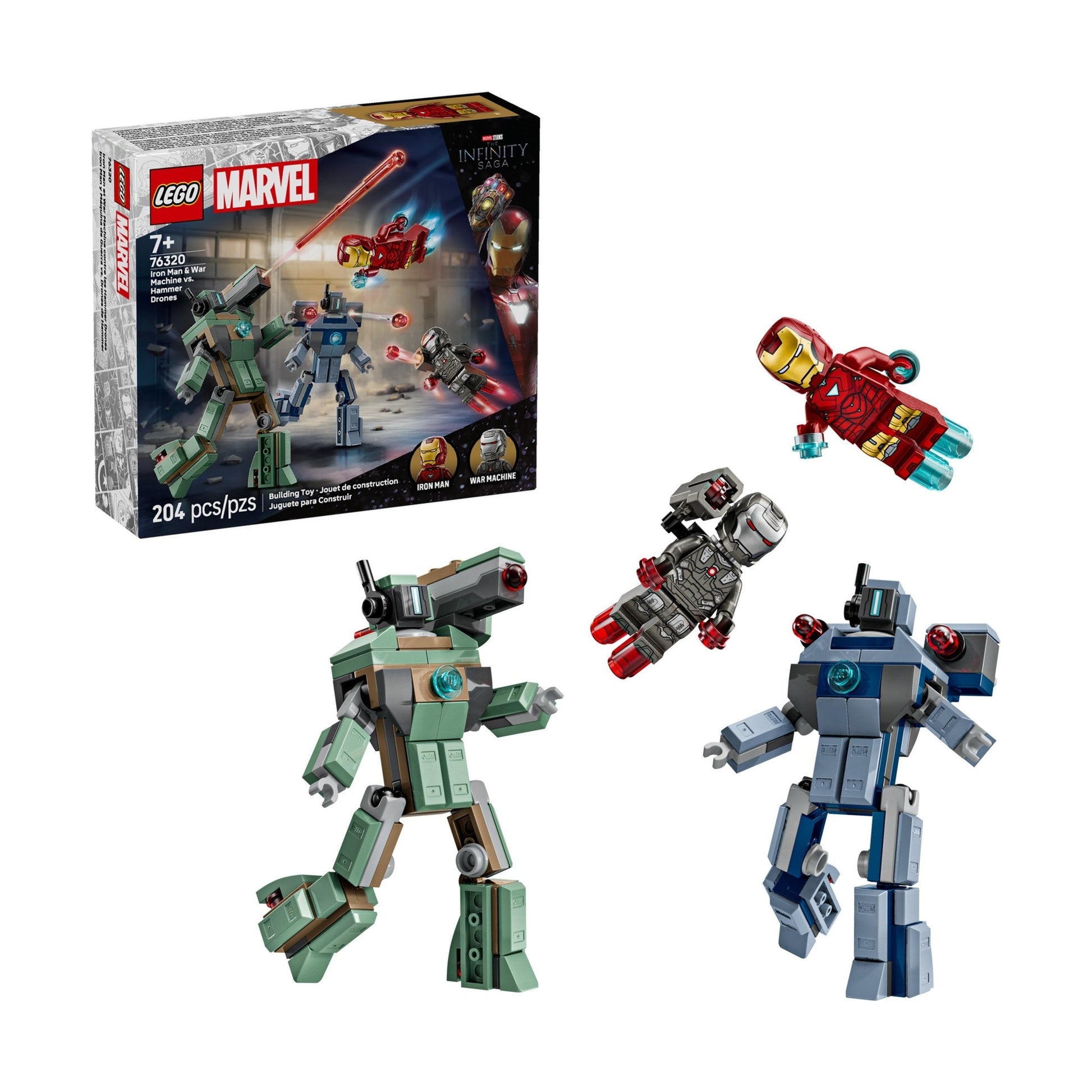 LEGO Marvel Super Heroes Iron Man & War Machine vs. Hammer Drones 76320