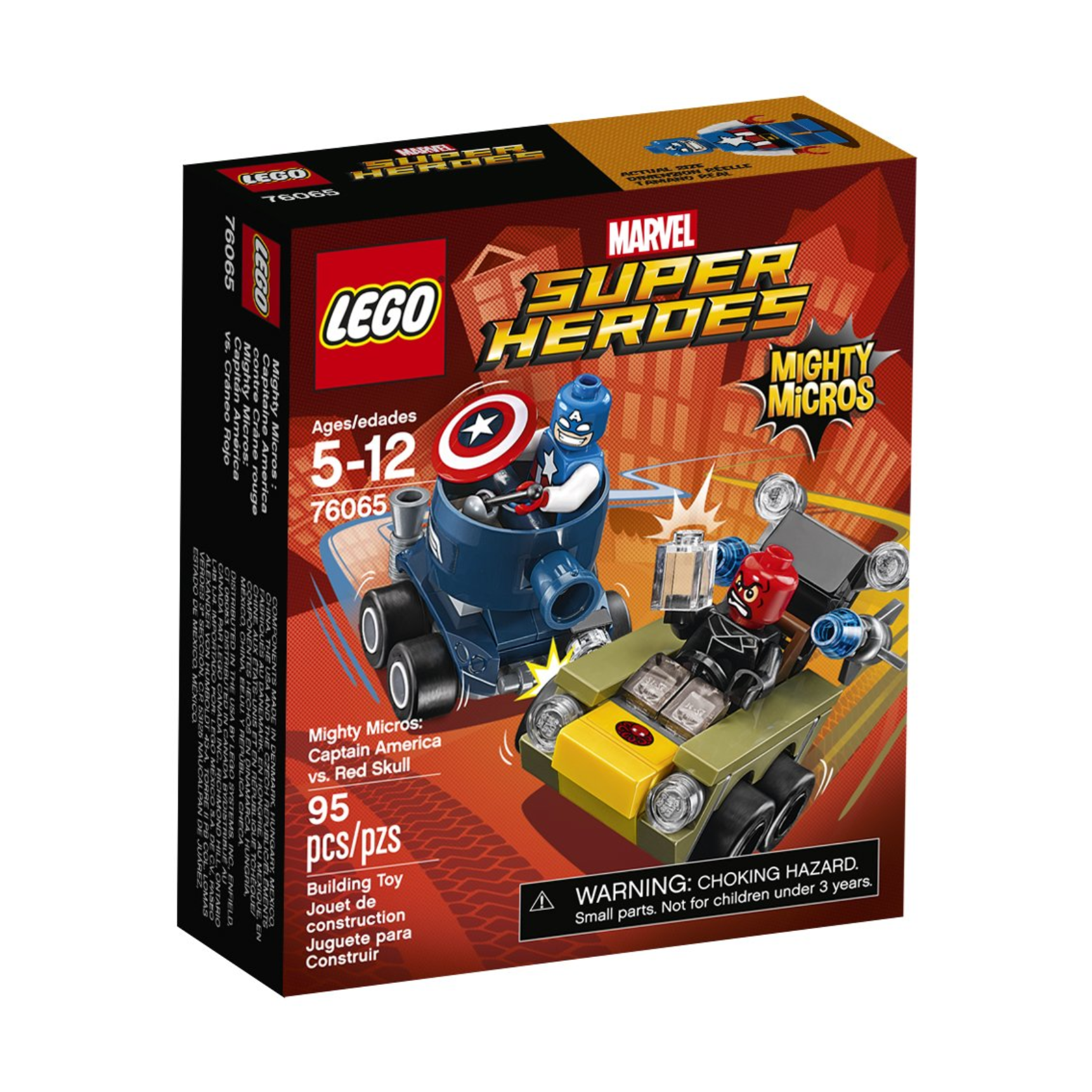 LEGO Marvel Super Heroes Mighty Micros: Captain America vs. Red Skull 76065
