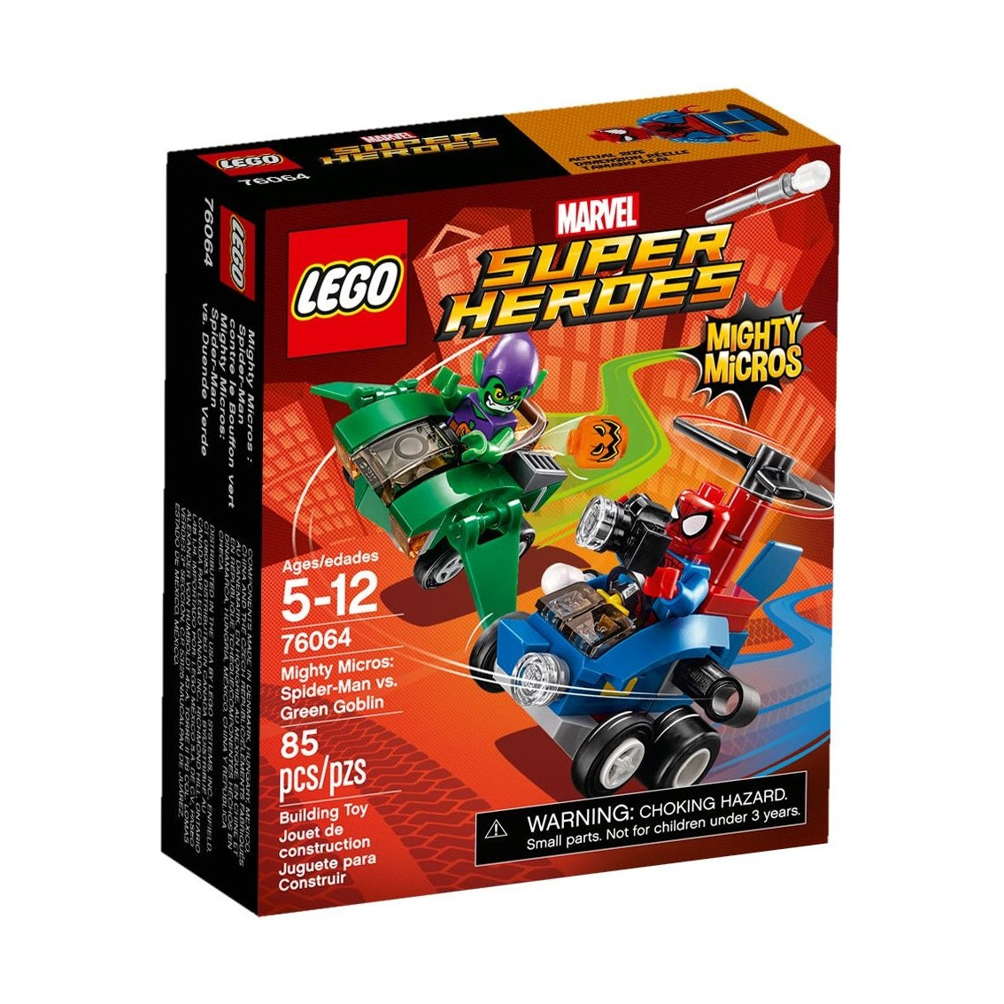 LEGO Marvel Super Heroes Mighty Micros: Spider-Man vs. Green Goblin 76064