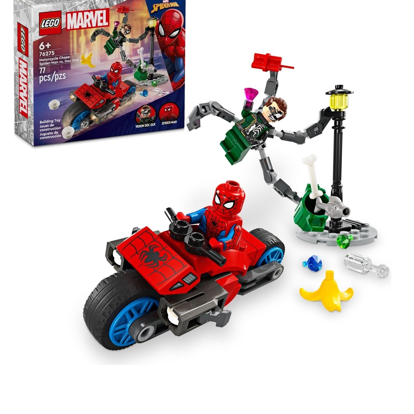 LEGO Marvel Super Heroes Motorcycle Chase: Spider-Man vs. Doc Ock 76275