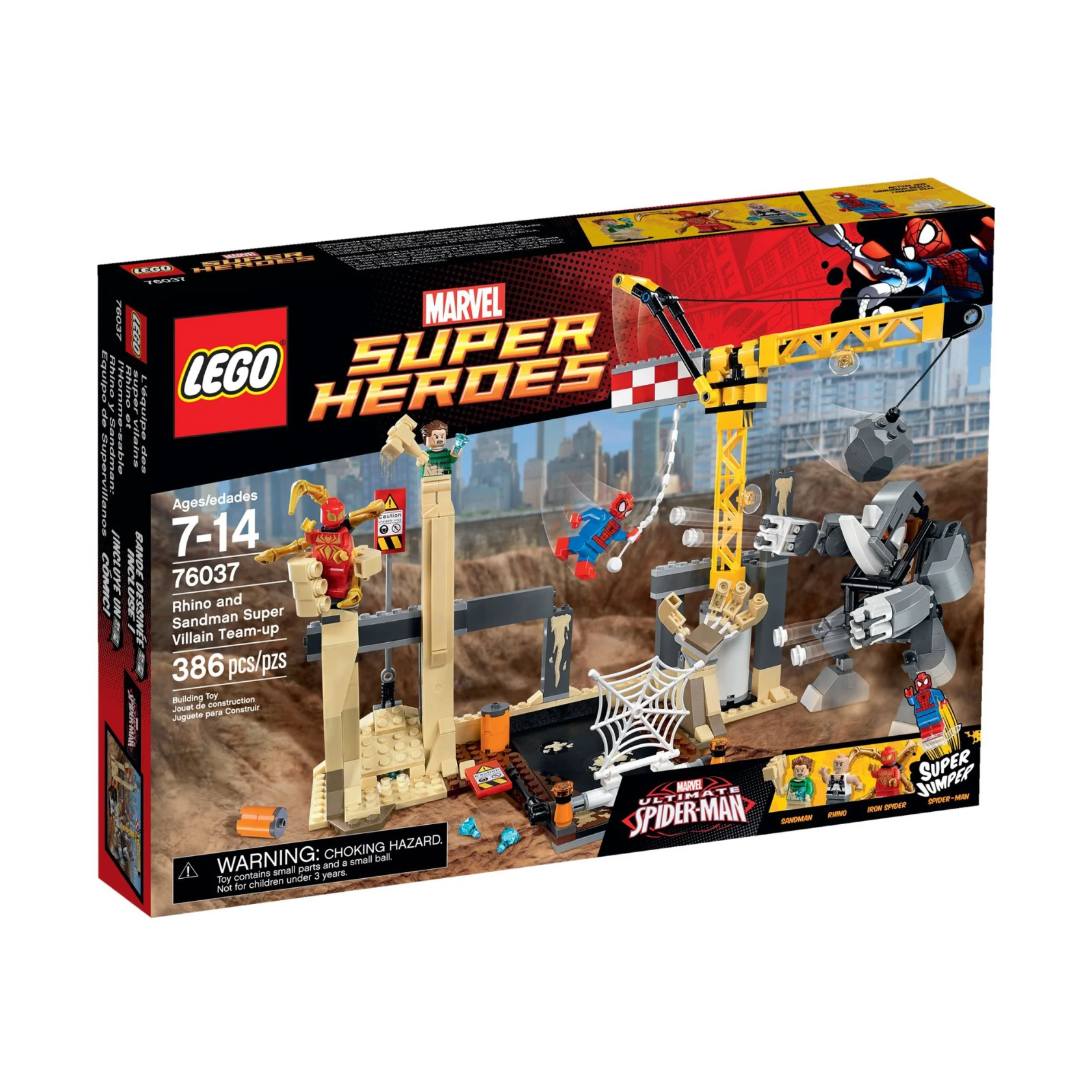 LEGO Marvel Super Heroes Rhino and Sandman Super Villain Team-up 76037
