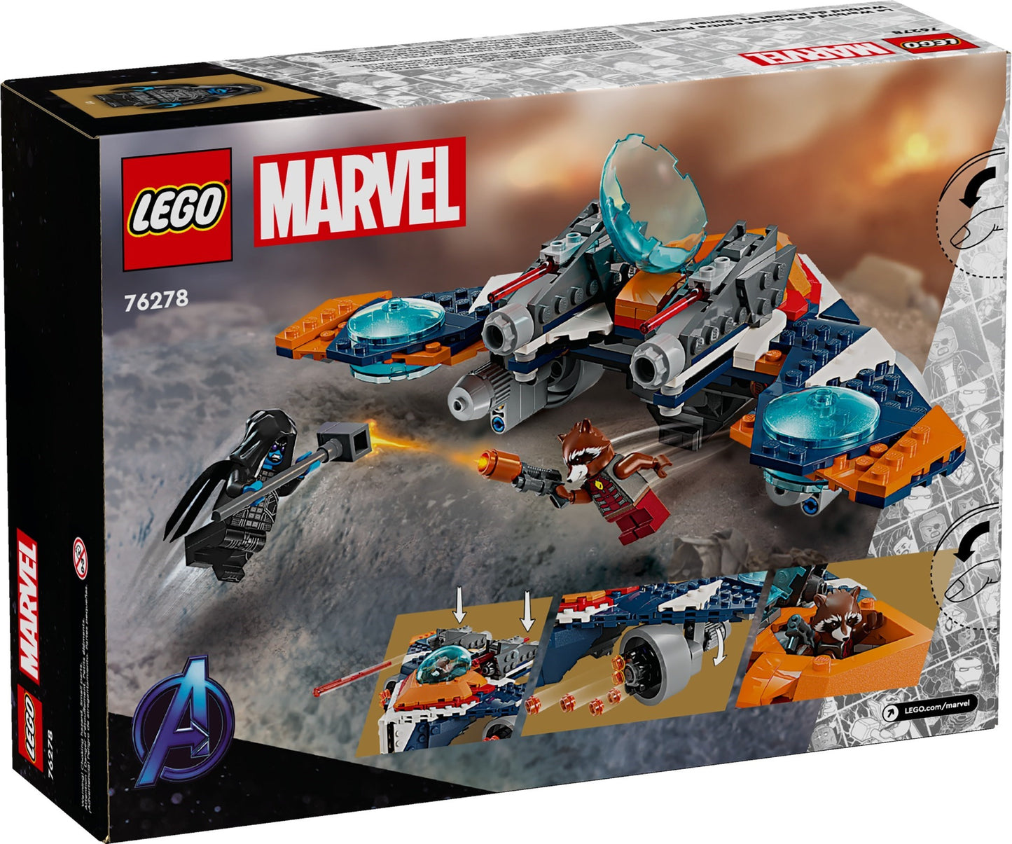 LEGO Marvel Super Heroes Rocket's Warbird vs. Ronan 76278