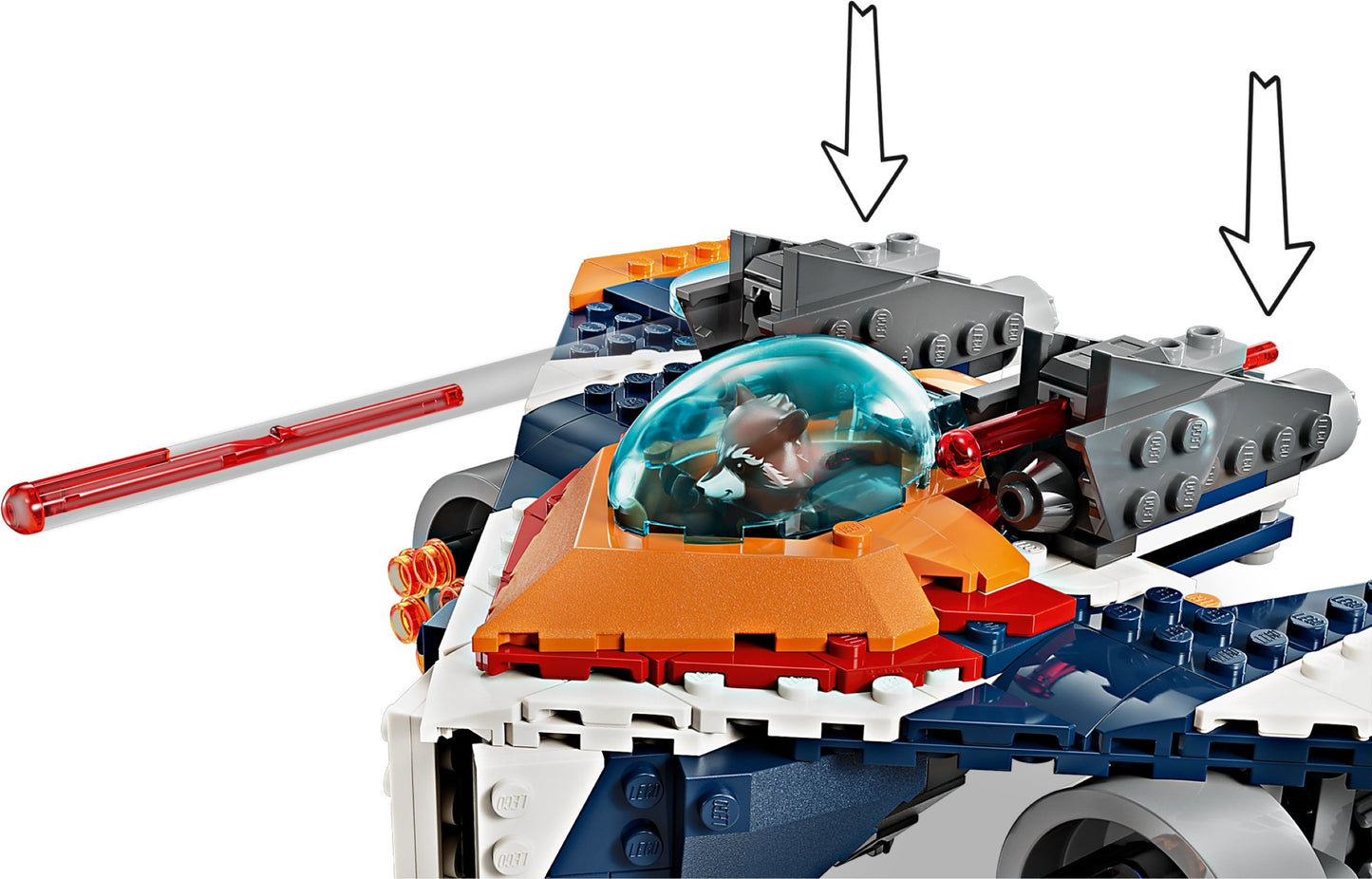 LEGO Marvel Super Heroes Rocket's Warbird vs. Ronan 76278
