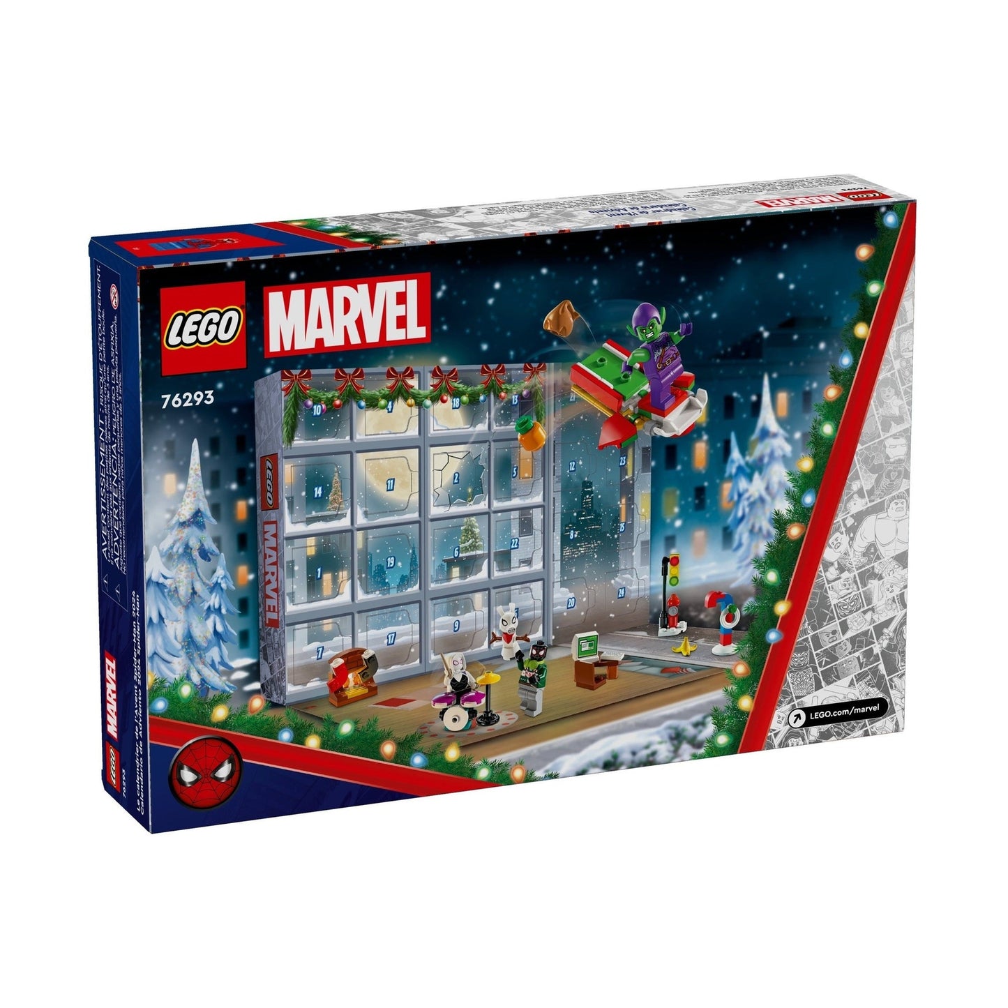 LEGO Marvel Super Heroes Spider-Man 2024 Advent Calendar 76293