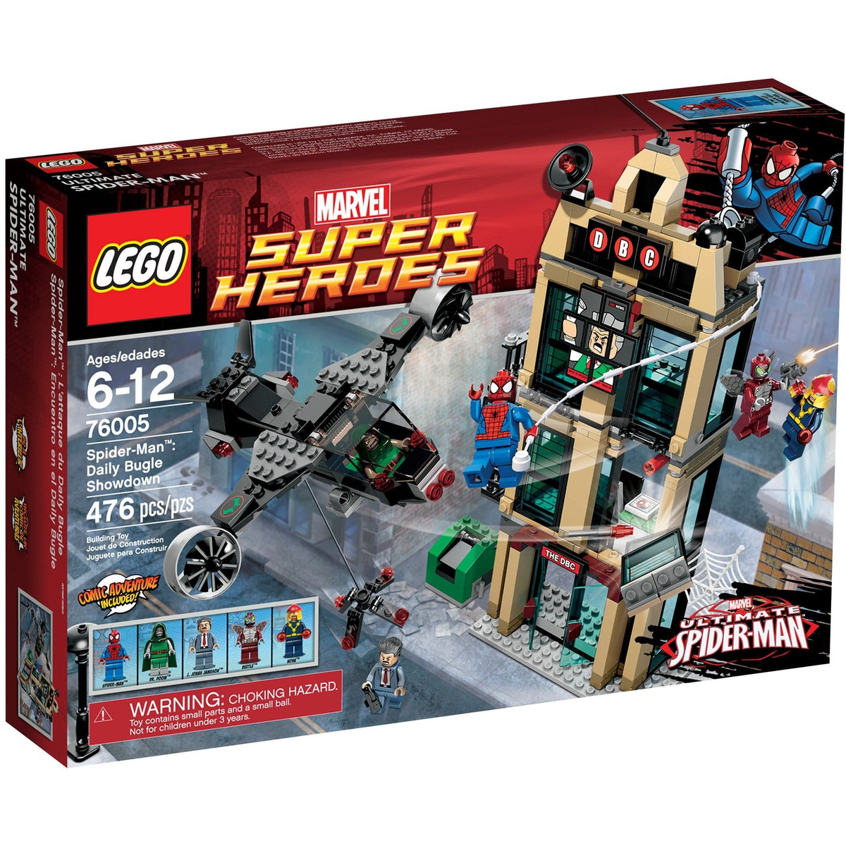 LEGO Marvel Super Heroes Spider-Man: Daily Bugle Showdown 76005