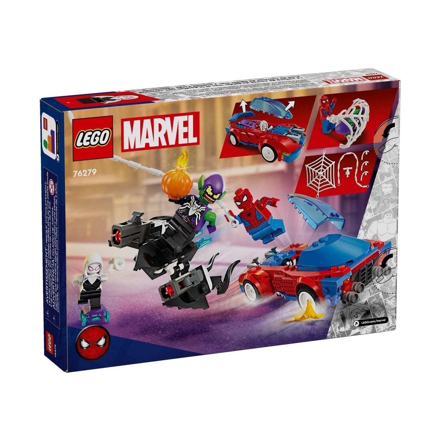 LEGO Marvel Super Heroes Spider-Man Race Car & Venom Green Goblin 76279