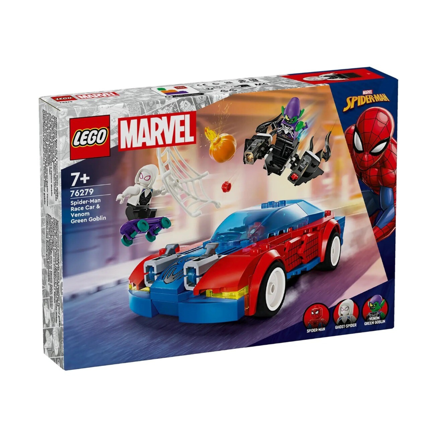 LEGO Marvel Super Heroes Spider-Man Race Car & Venom Green Goblin 76279