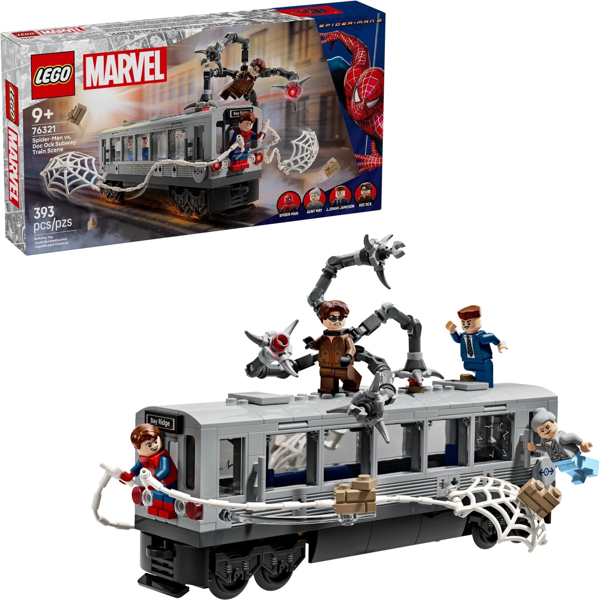LEGO Marvel Super Heroes Spider-Man vs. Doc Ock Subway Train Scene 76321