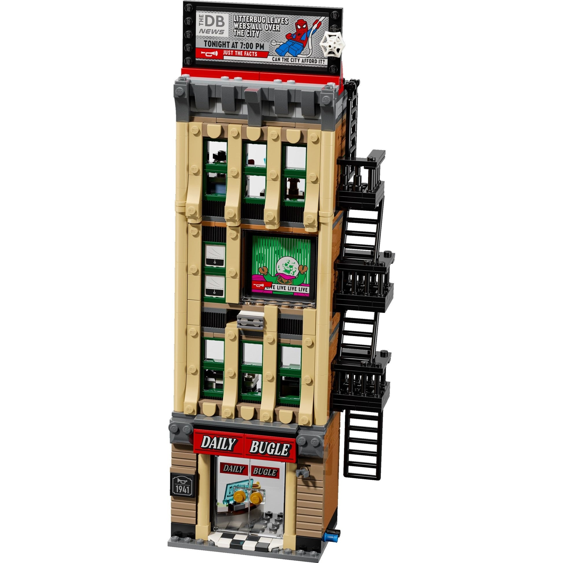 LEGO Marvel Super Heroes Spider-Man vs. Mysterio: The Daily Bugle 76342