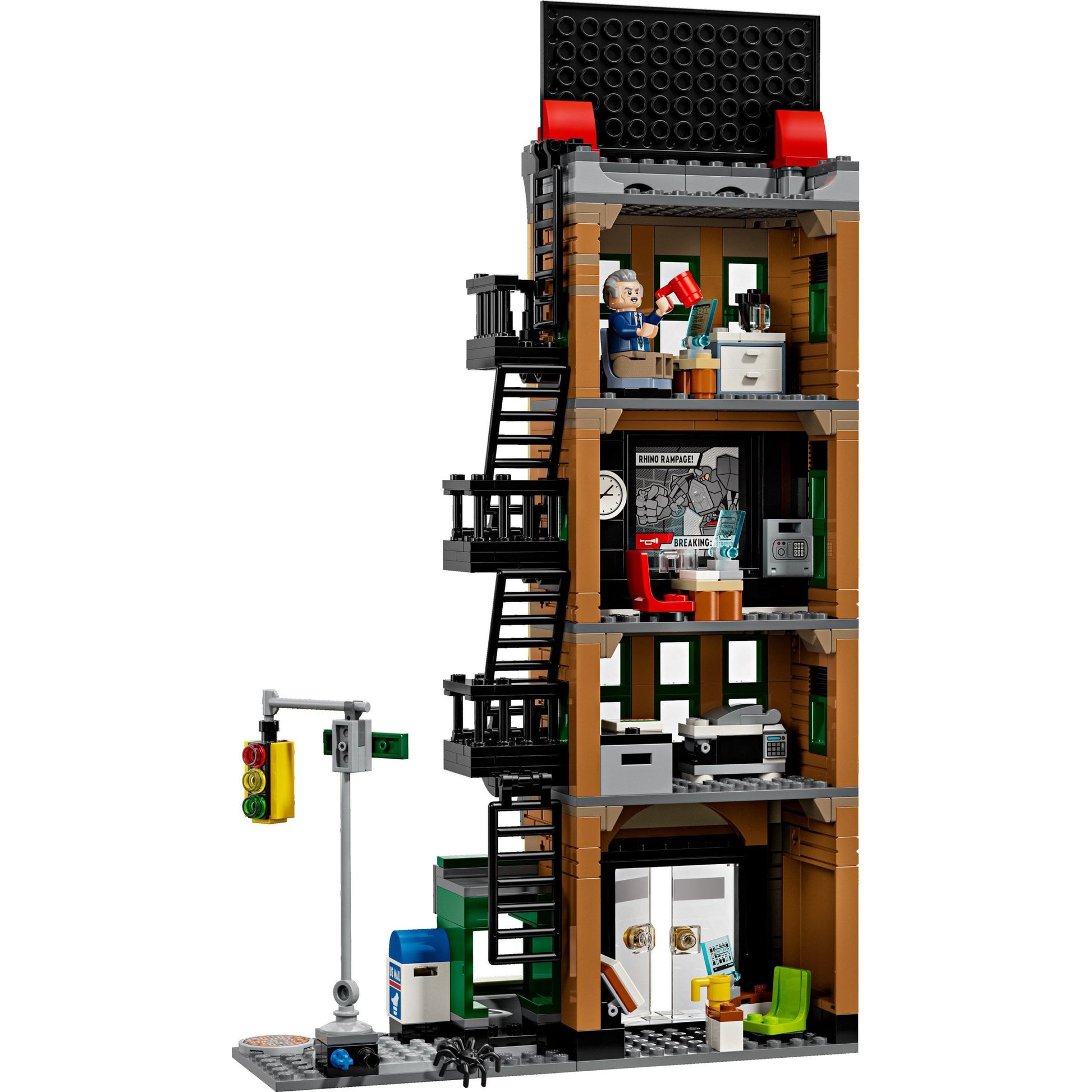 LEGO Marvel Super Heroes Spider-Man vs. Mysterio: The Daily Bugle 76342
