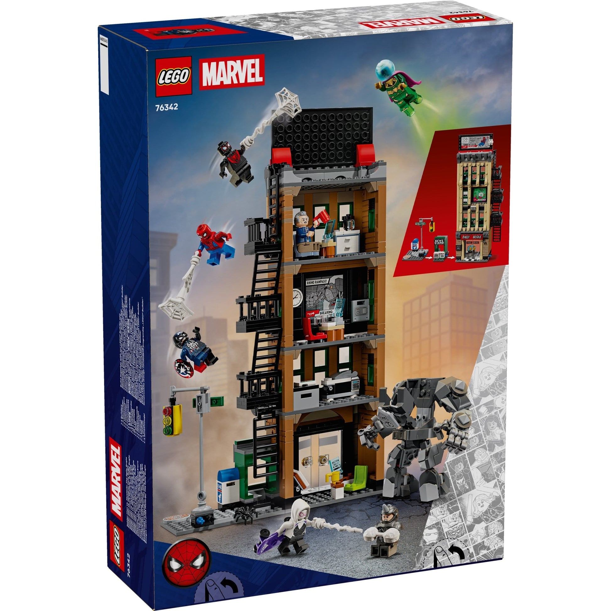 LEGO Marvel Super Heroes Spider-Man vs. Mysterio: The Daily Bugle 76342
