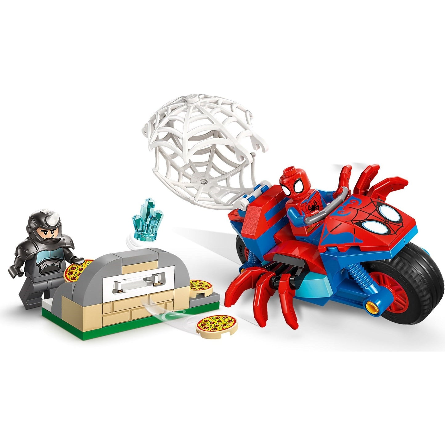 LEGO Marvel Super Heroes Spidey on his Motorcycle vs. Rhino 11206
