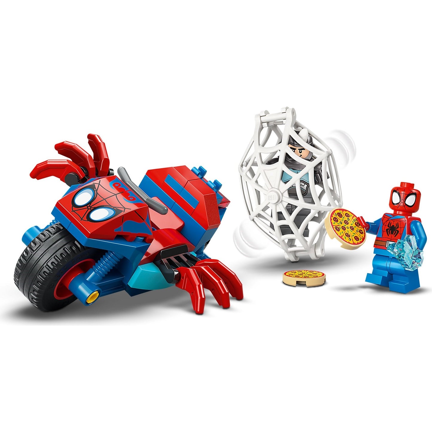 LEGO Marvel Super Heroes Spidey on his Motorcycle vs. Rhino 11206