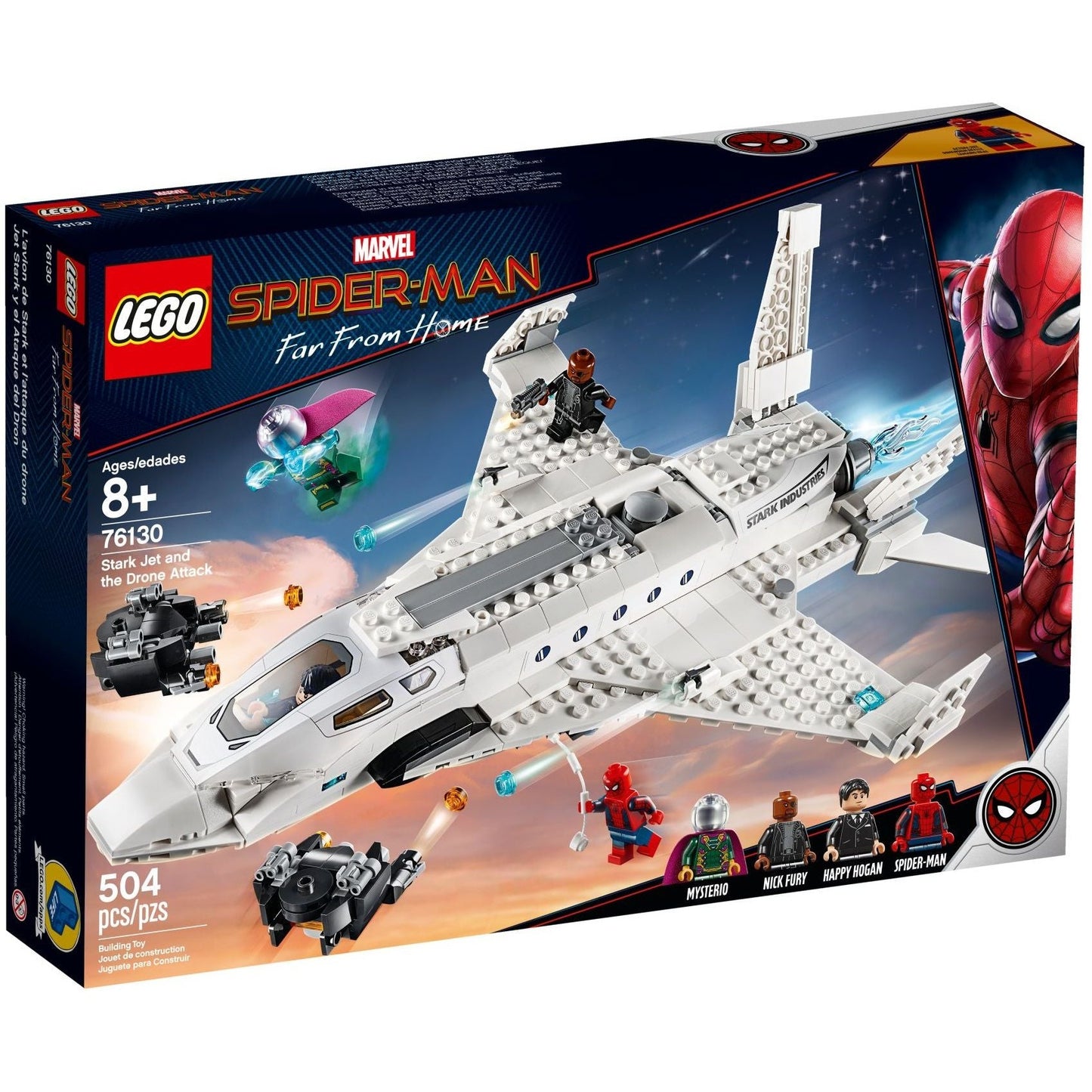 LEGO Marvel Super Heroes Stark Jet and the Drone Attack 76130