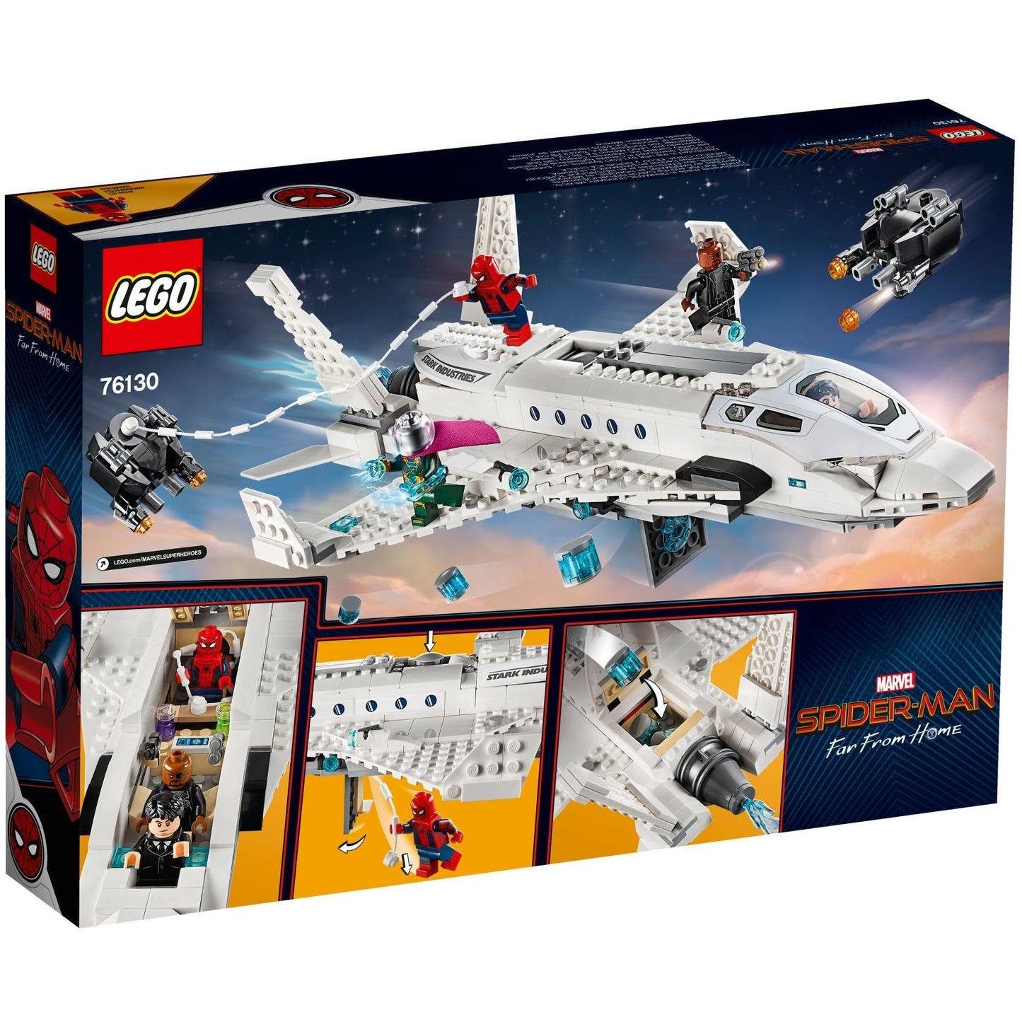 LEGO Marvel Super Heroes Stark Jet and the Drone Attack 76130