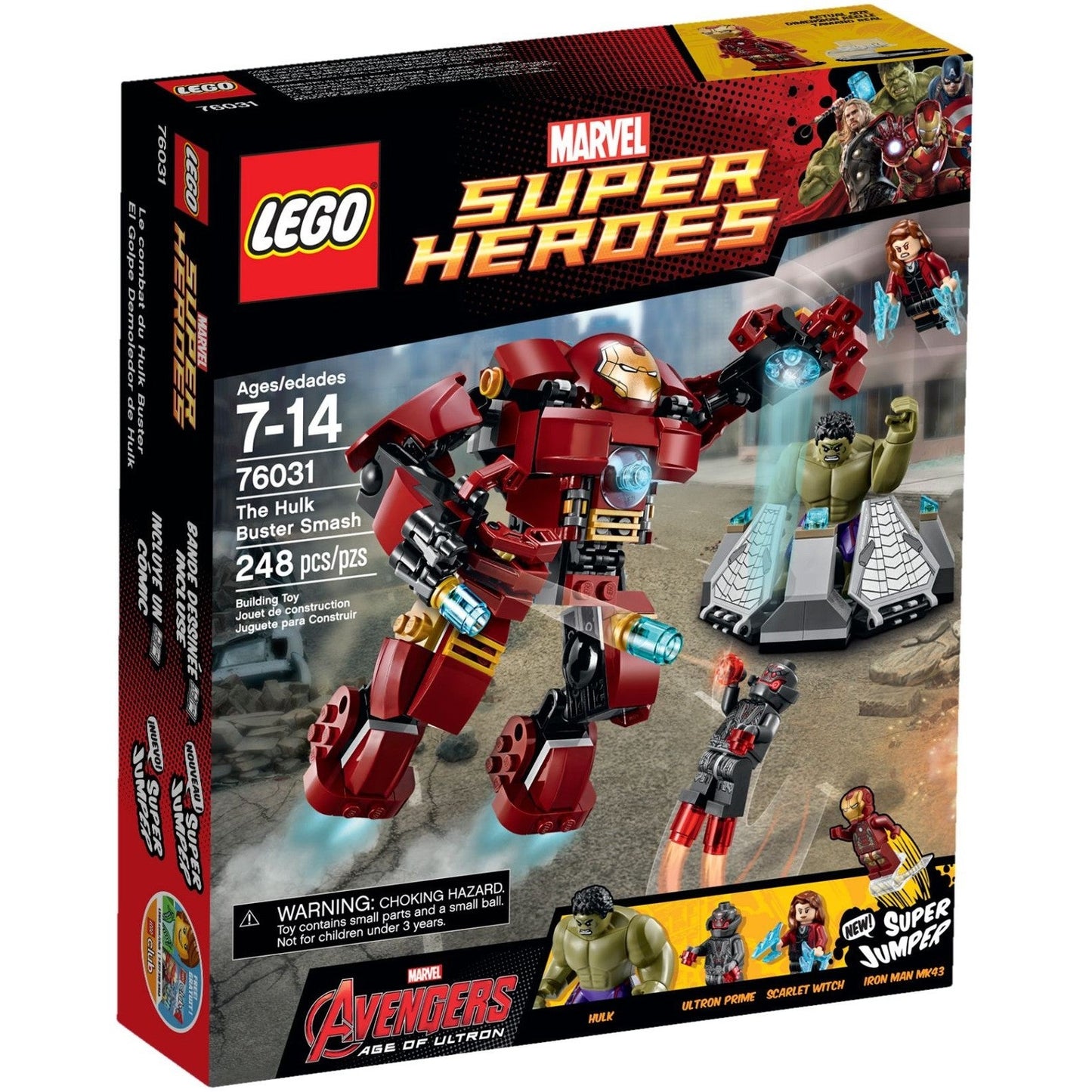 LEGO Marvel Super Heroes The Hulk Buster Smash 76031