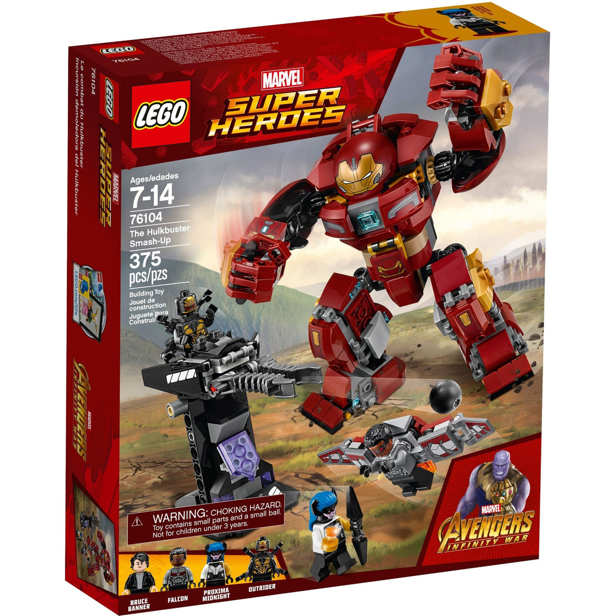 LEGO Marvel Super Heroes The Hulkbuster Smash-Up 76104