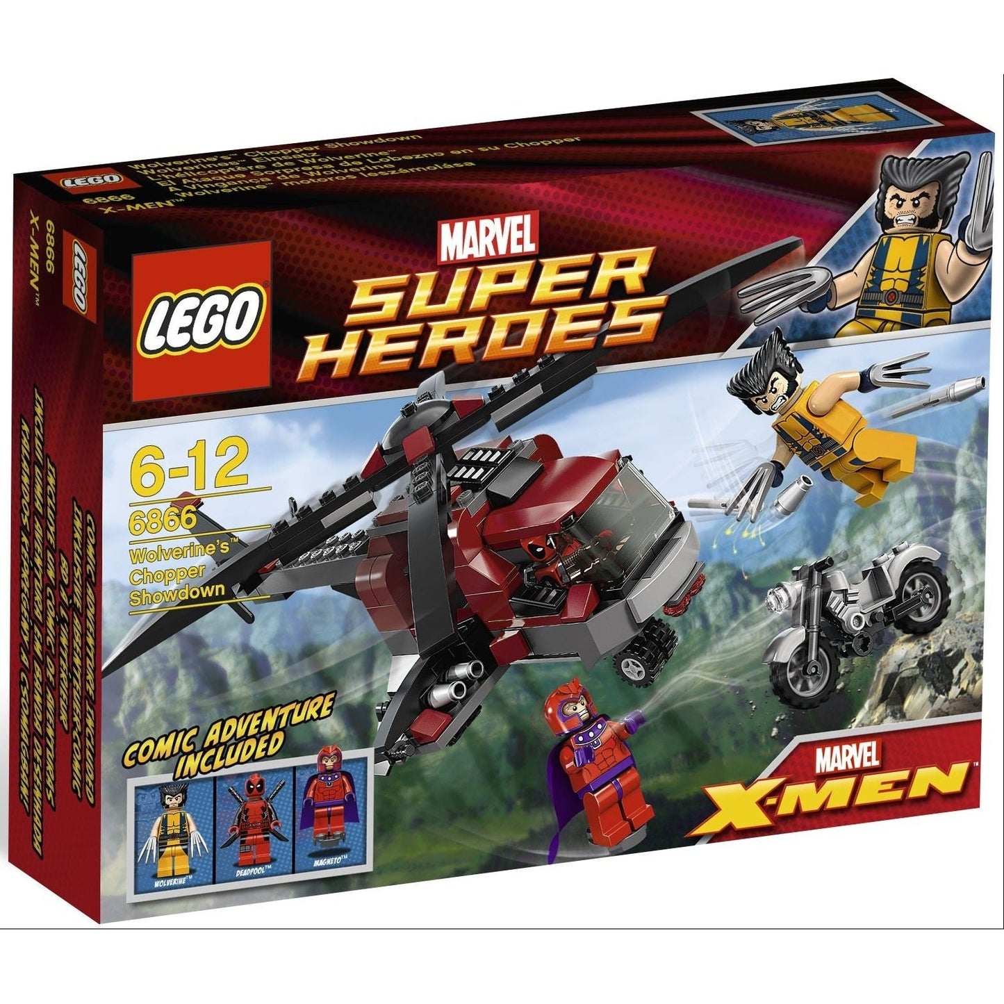 LEGO Marvel Super Heroes Wolverine's Chopper Showdown 6866