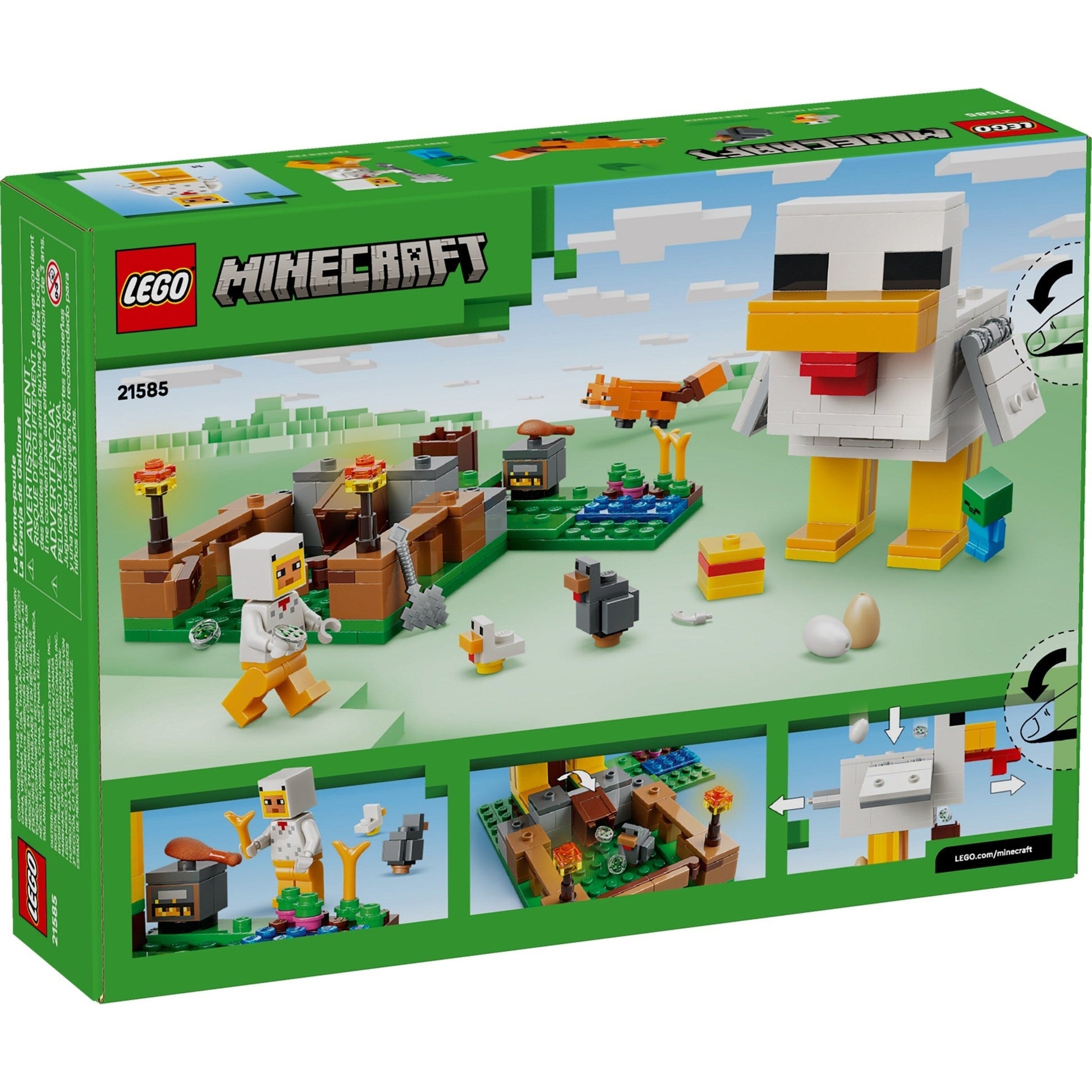 LEGO Minecraft Chicken Farm 21585