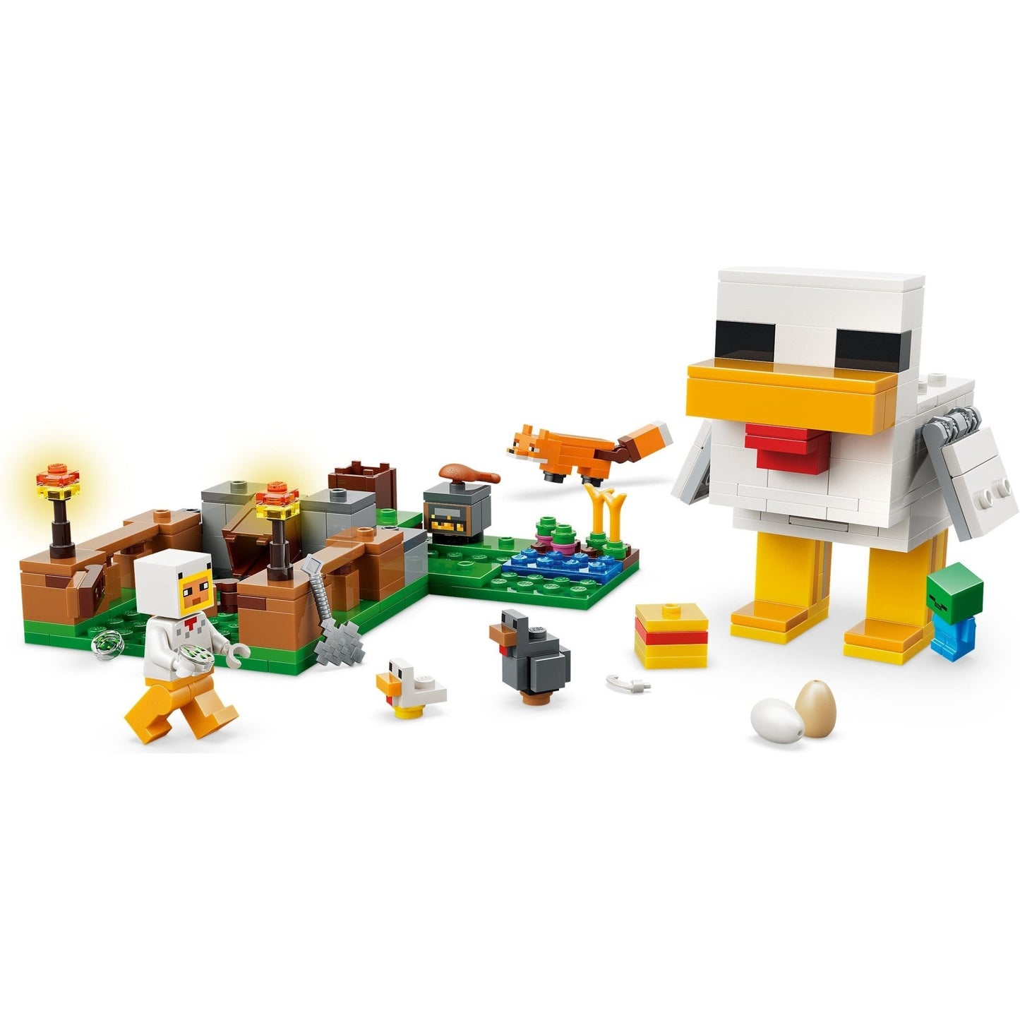 LEGO Minecraft Chicken Farm 21585