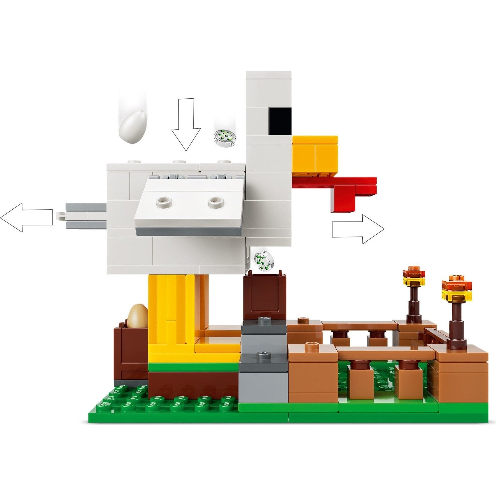 LEGO Minecraft Chicken Farm 21585