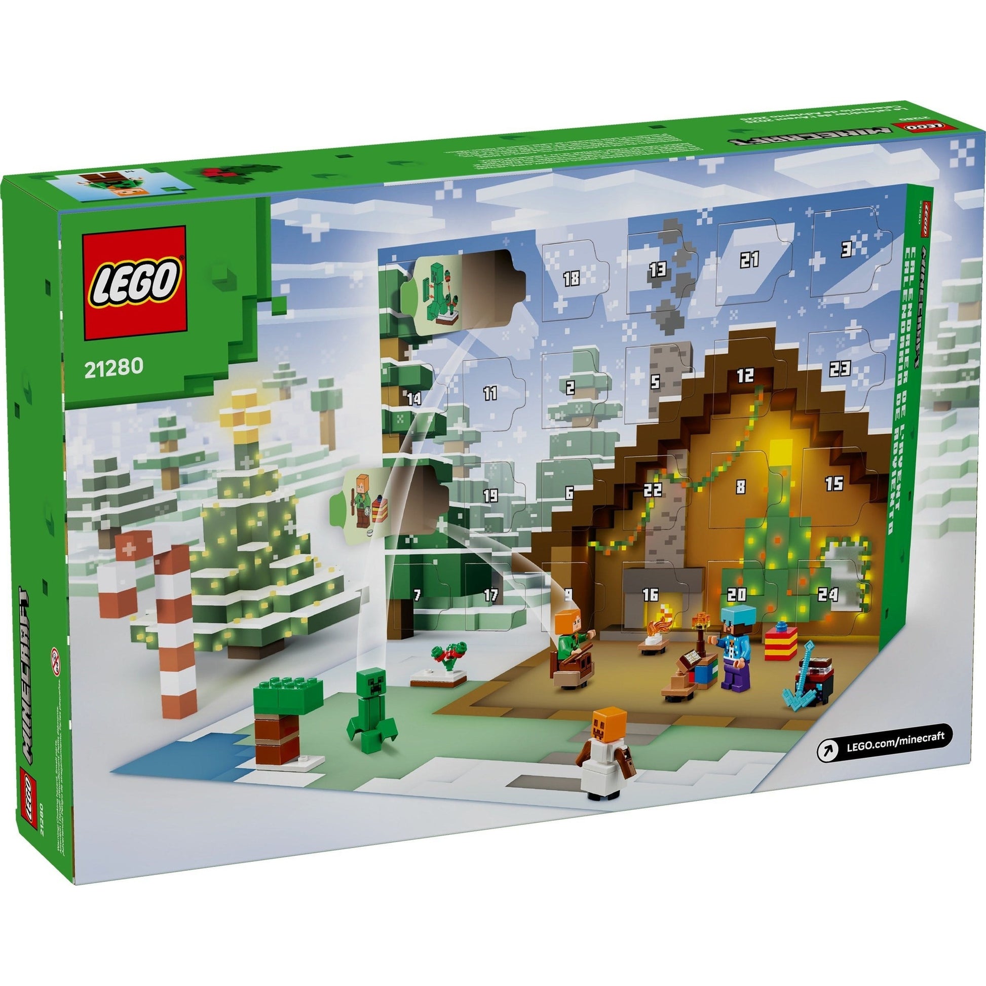 LEGO Minecraft LEGO Minecraft Advent Calendar 2025 21280