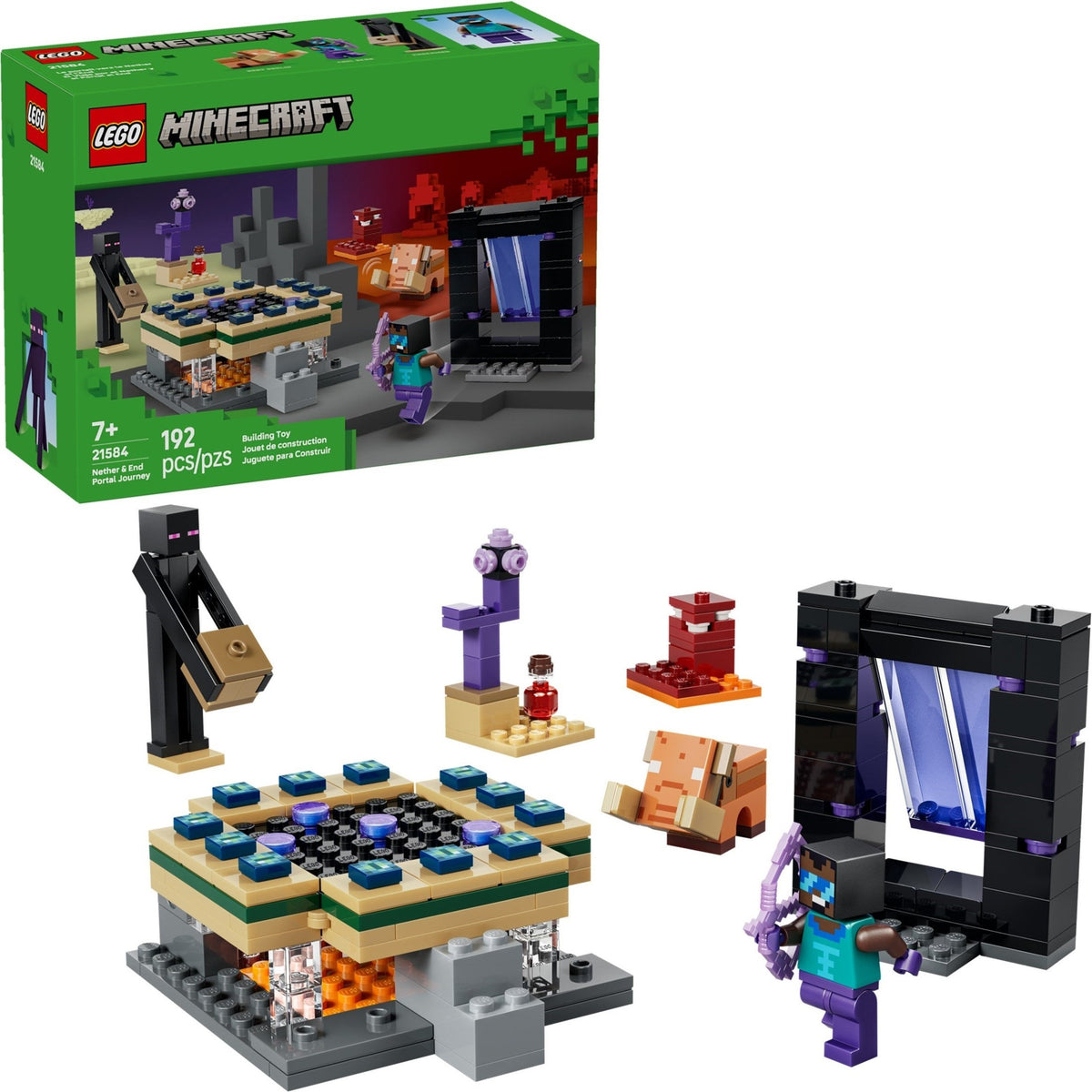 LEGO Minecraft Nether & End Portal Journey 21584