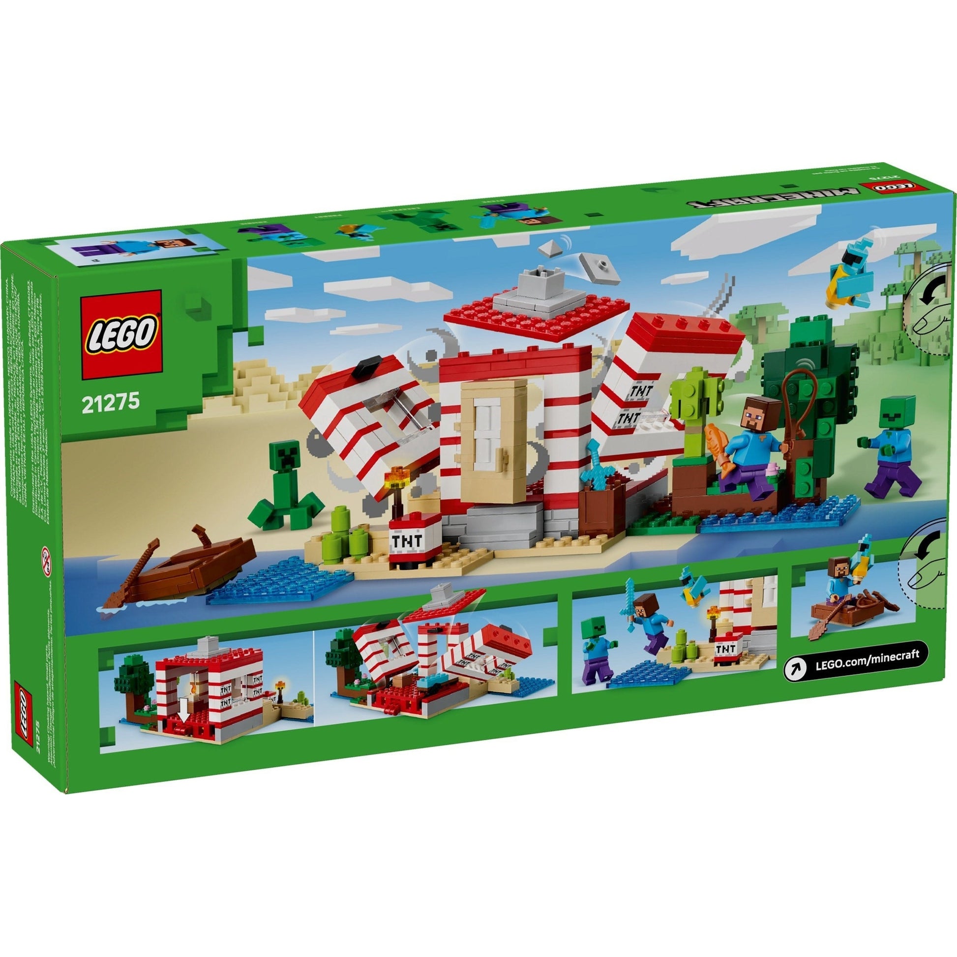 LEGO Minecraft The TNT Jungle House 21275