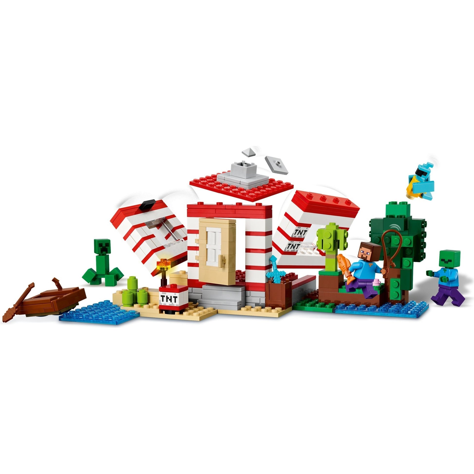 LEGO Minecraft The TNT Jungle House 21275