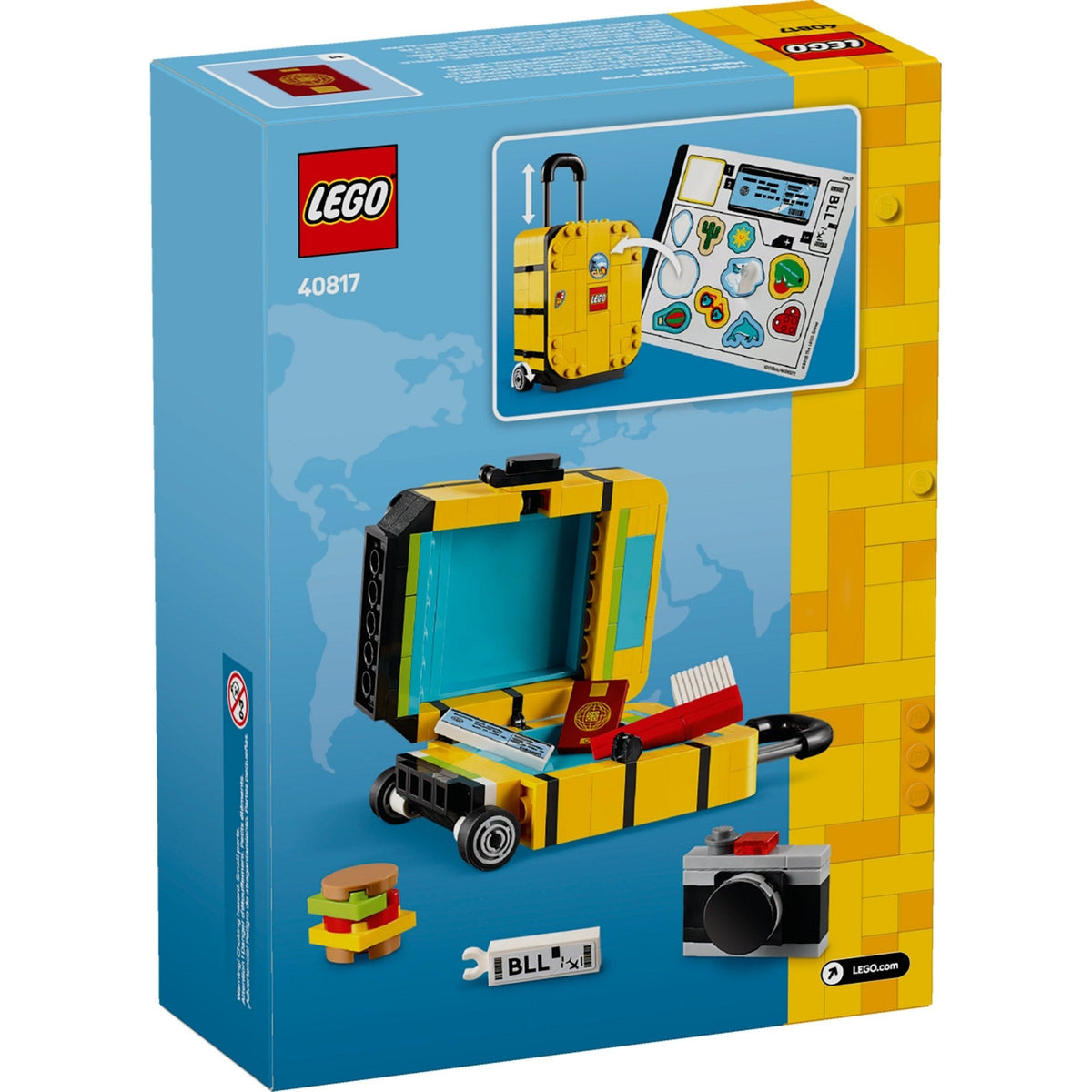 LEGO Miscellaneous Yellow Travel Suitcase 40817