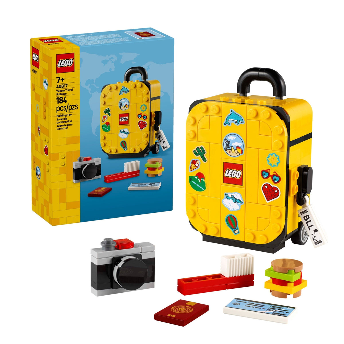LEGO Miscellaneous Yellow Travel Suitcase 40817