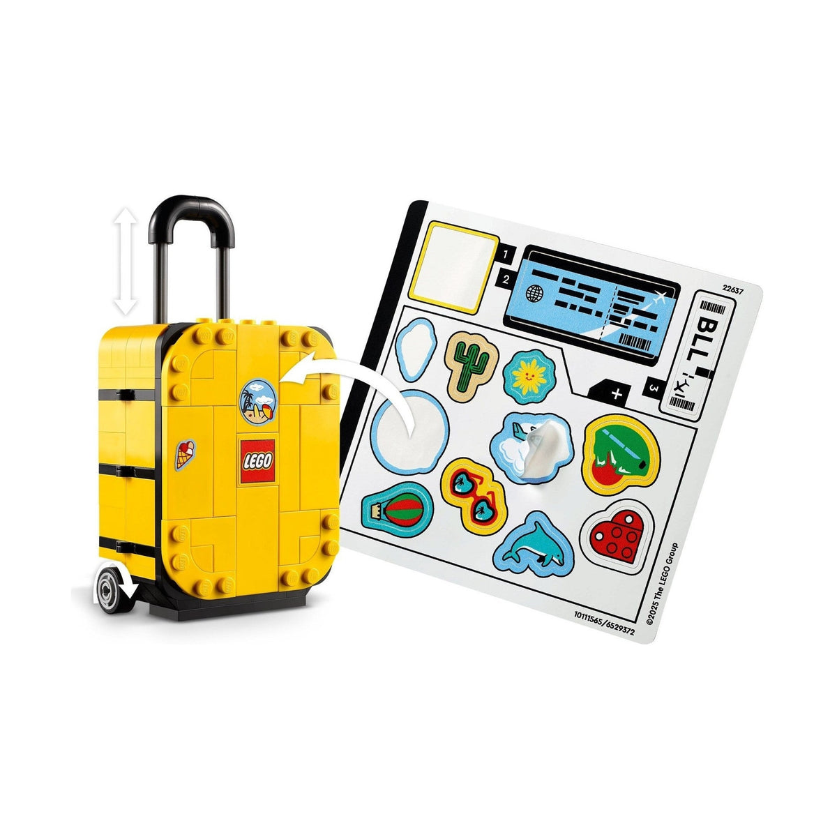 LEGO Miscellaneous Yellow Travel Suitcase 40817