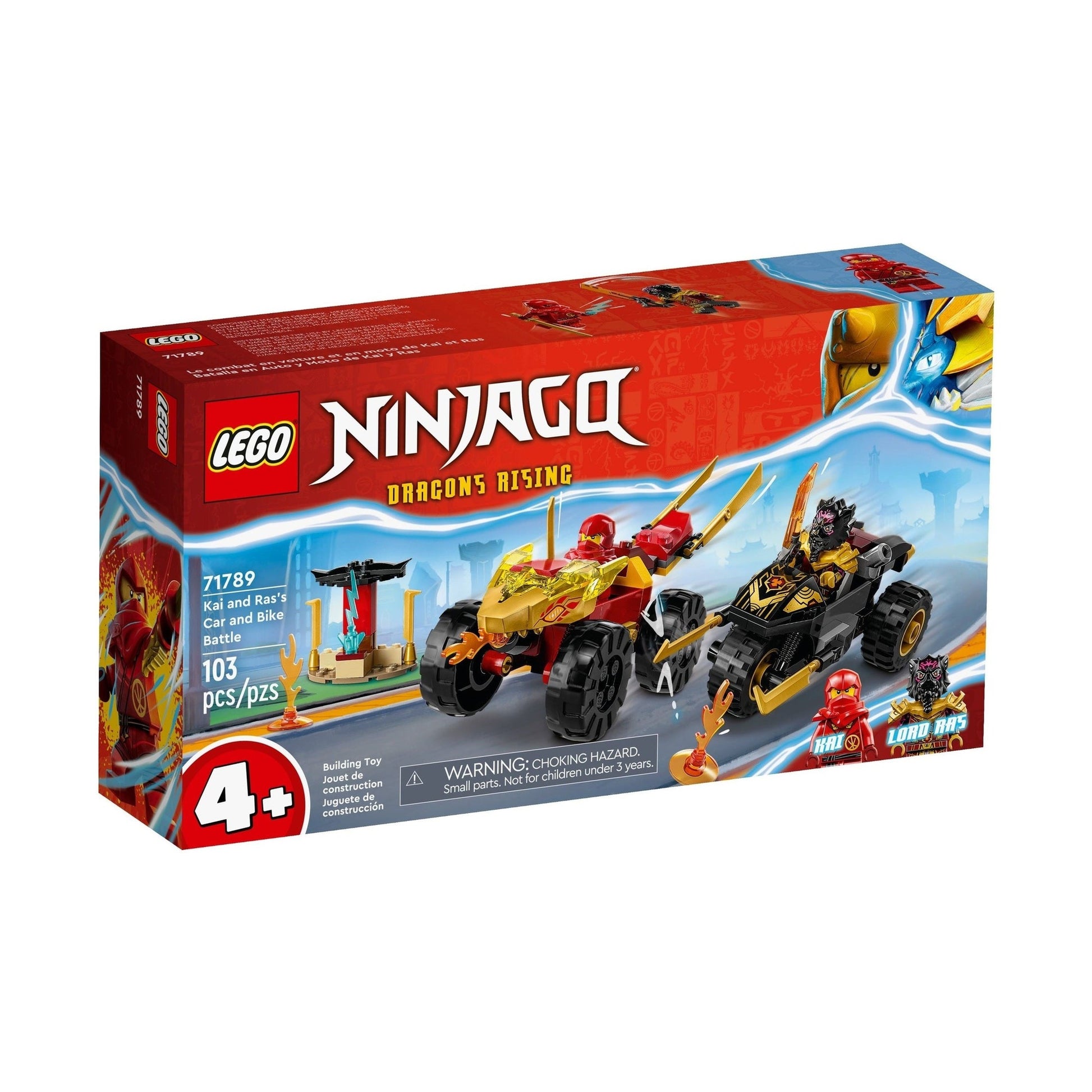 LEGO Ninjago Kai and Ras's Car and Bike Battle 71789
