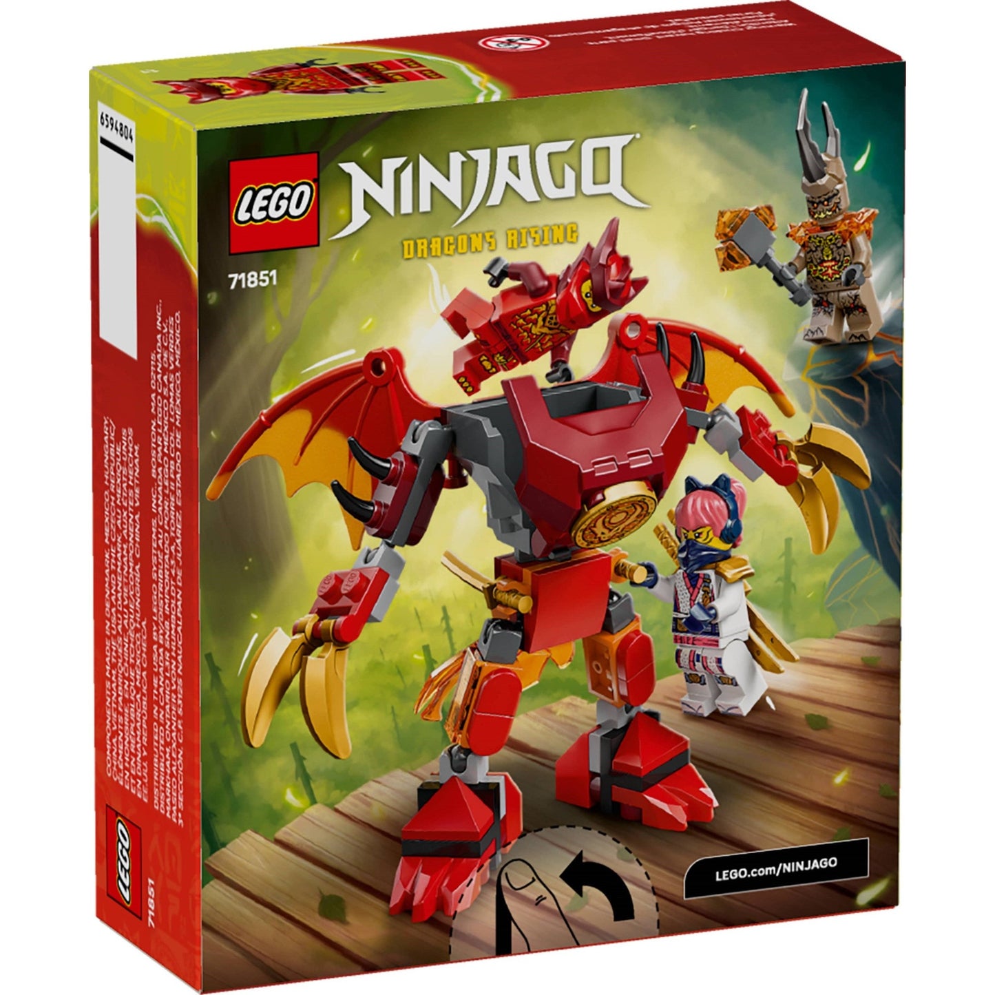 LEGO Ninjago Kai's Dragon Mech Battle Pack 71851