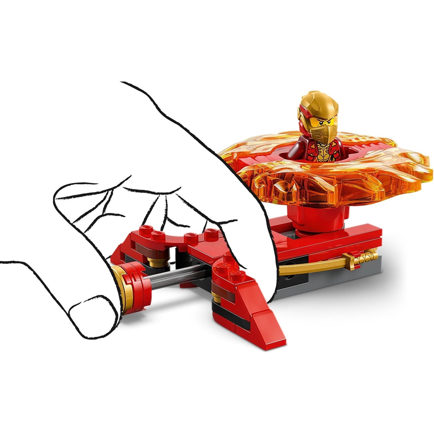 LEGO Ninjago Kai's Dragon Spinjitzu Spinner 71823