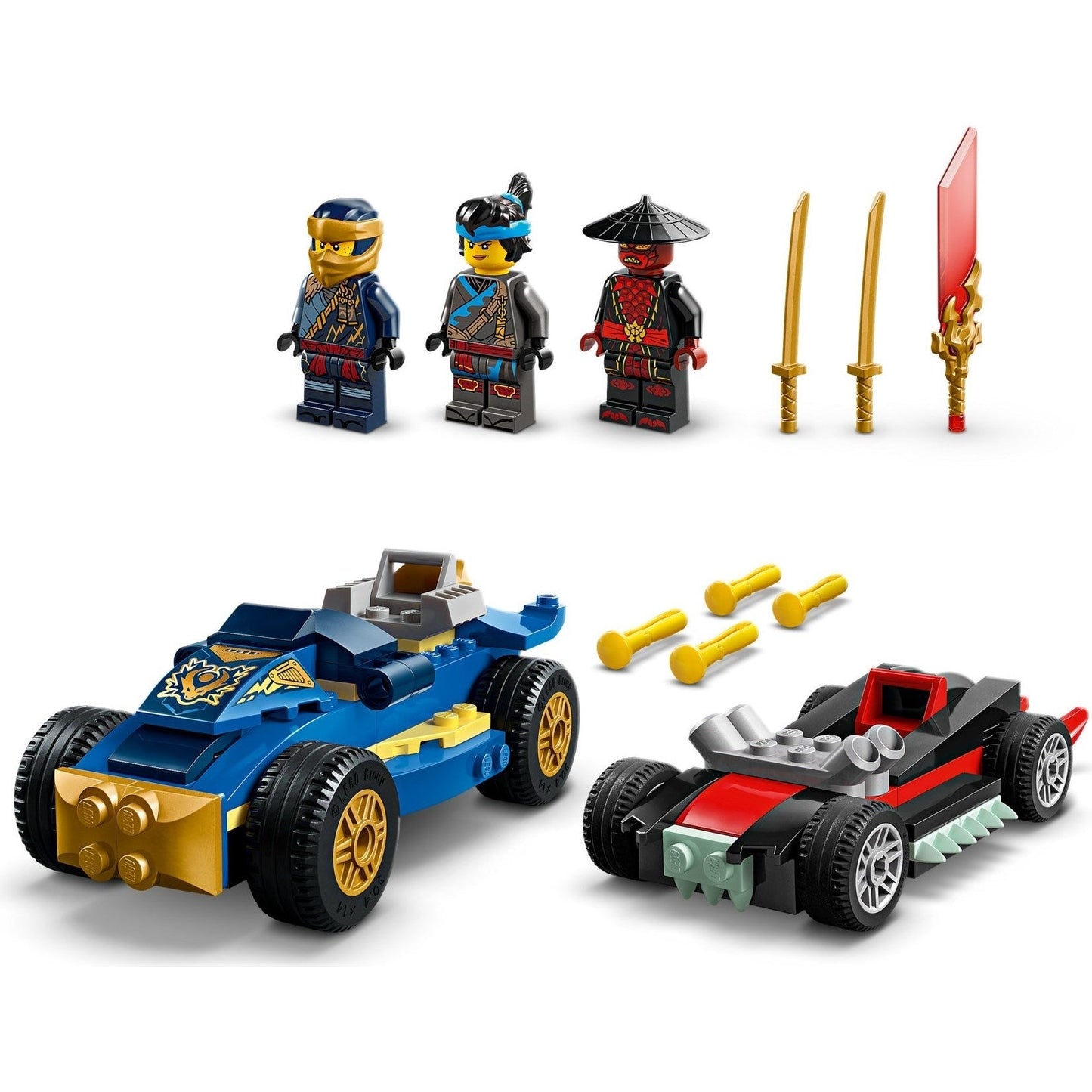 LEGO Ninjago Rogue vs. Drix Race Car Duel 71840